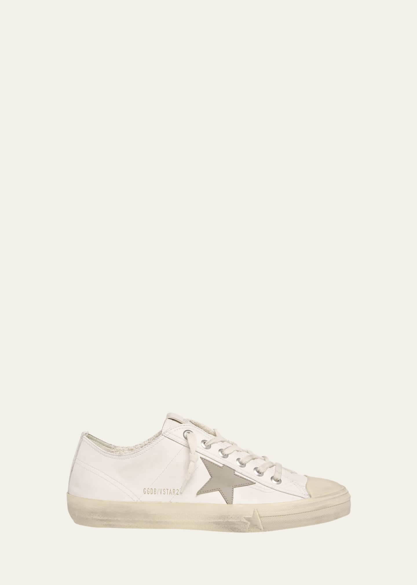 Golden Goose Men's V-Star 2 Leather Low-Top Sneakers Image 1 of 5