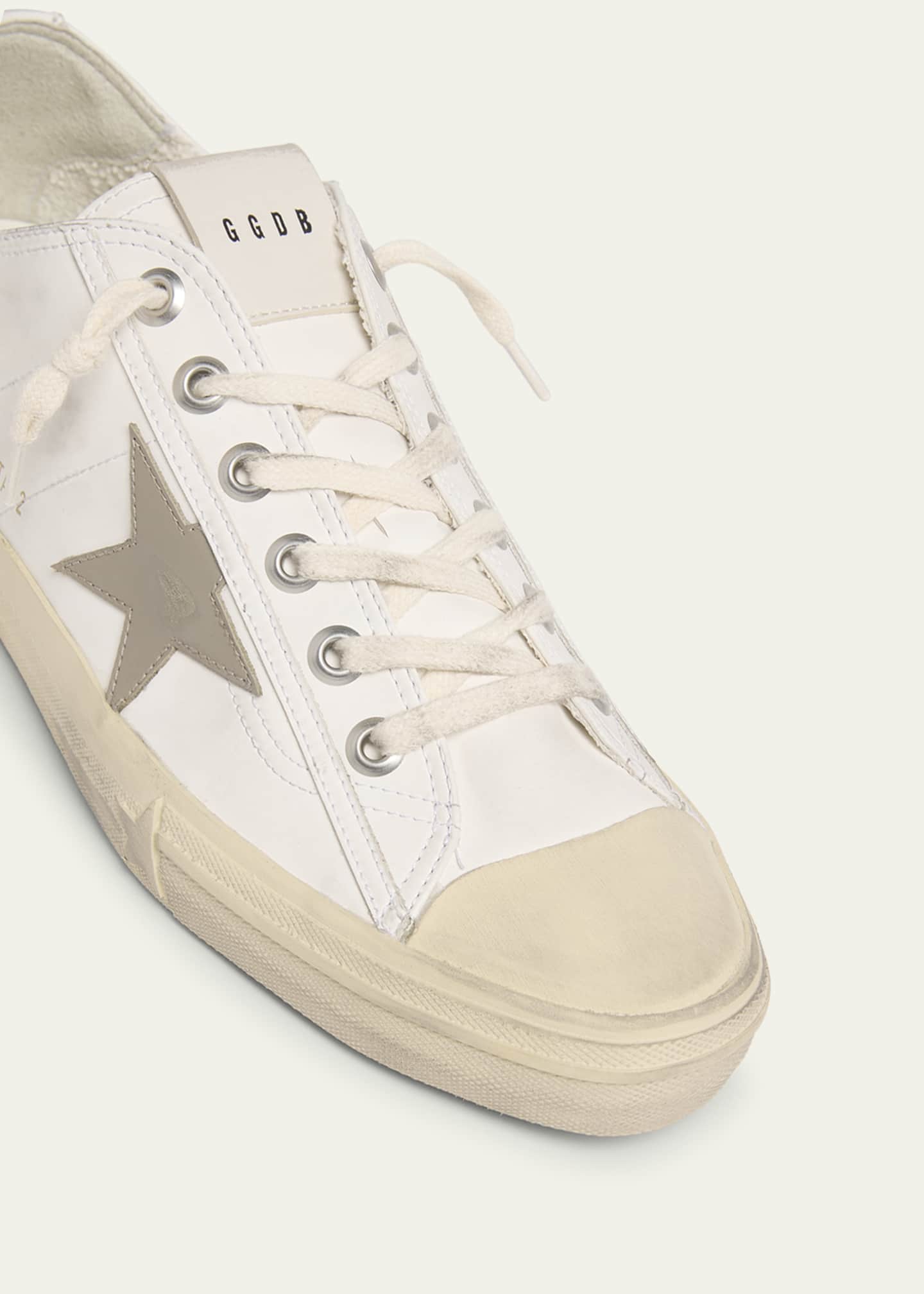 Golden Goose Men's V-Star 2 Leather Low-Top Sneakers Image 5 of 5