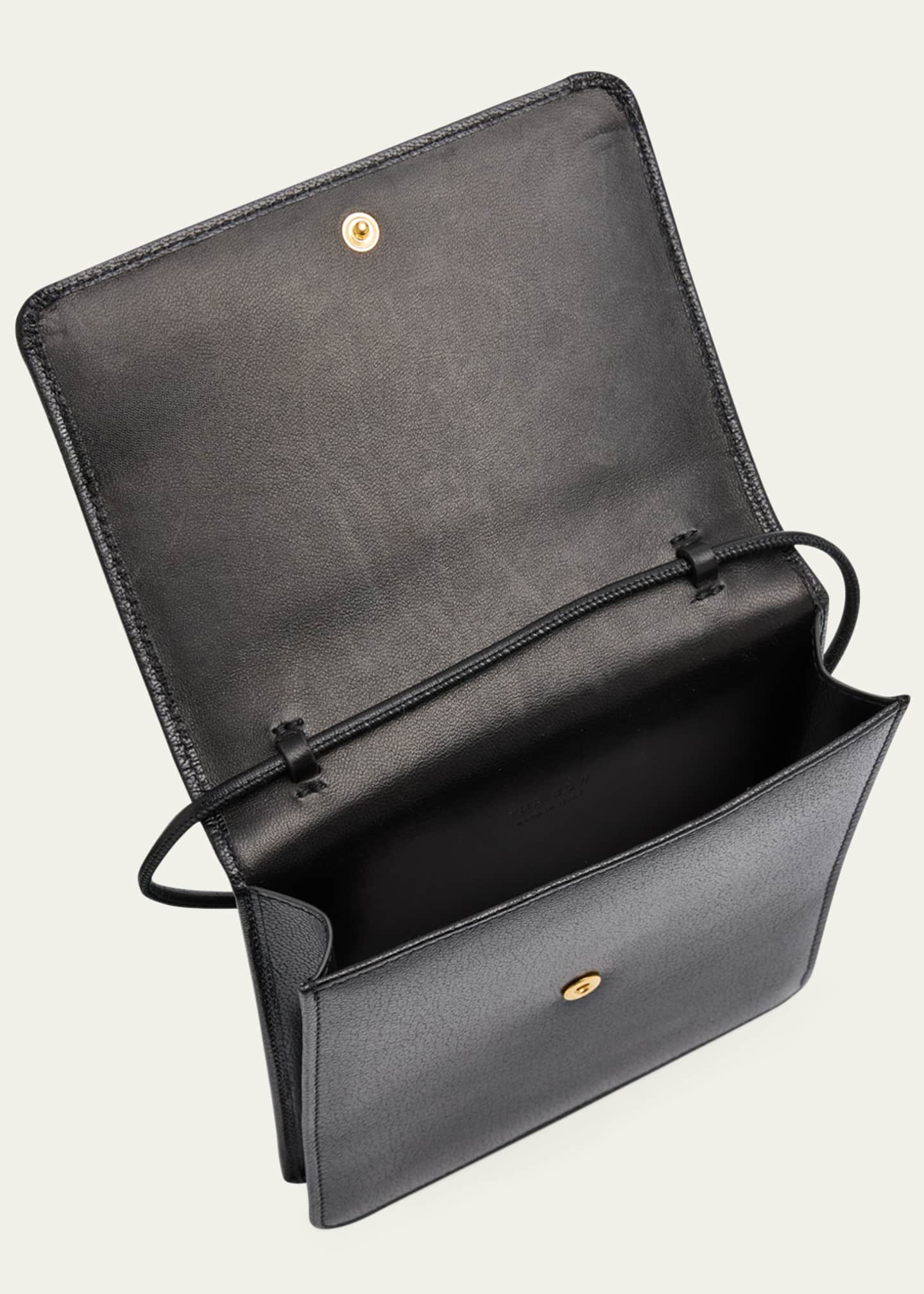 THE ROW Belt Pouch in Waxy Grained Calfskin Bergdorf Goodman