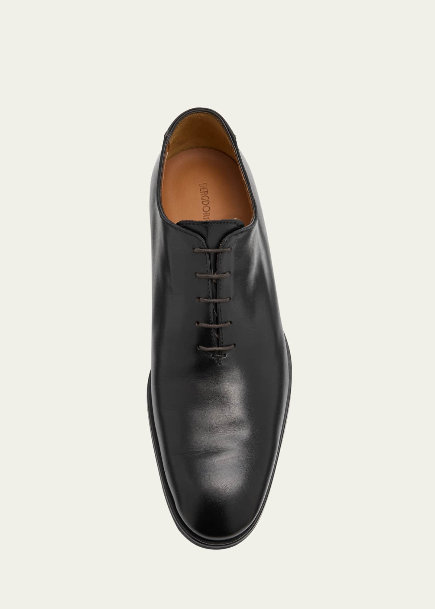 Bergdorf Goodman Men's Calf Leather Oxfords Image 5 of 5
