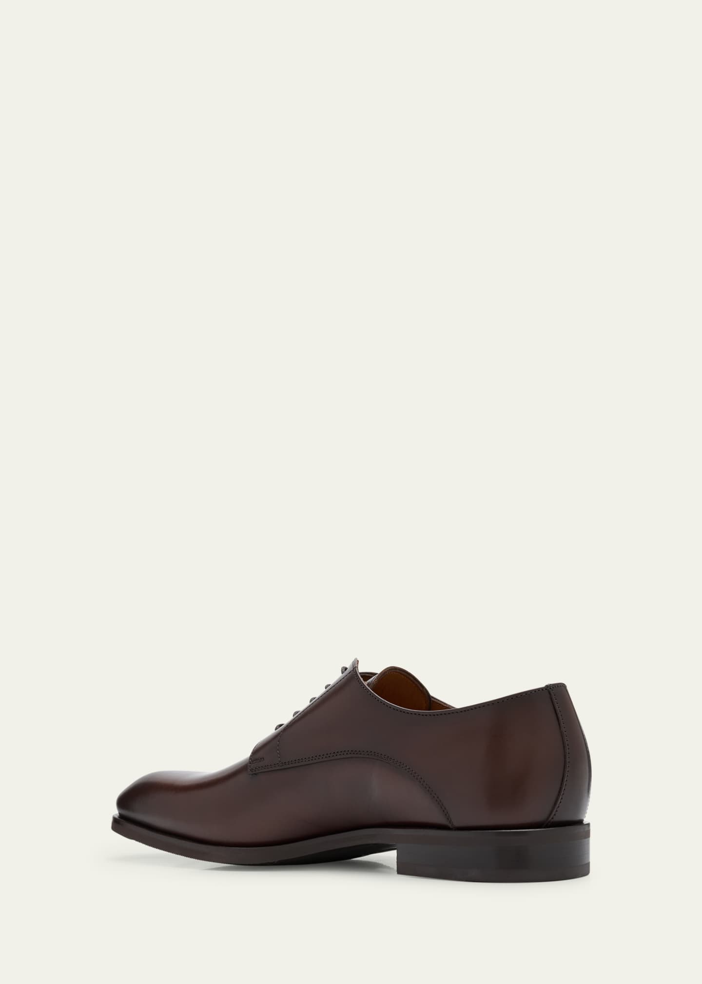 Bergdorf Goodman Men's Calf Leather Derby Shoes Image 4 of 6