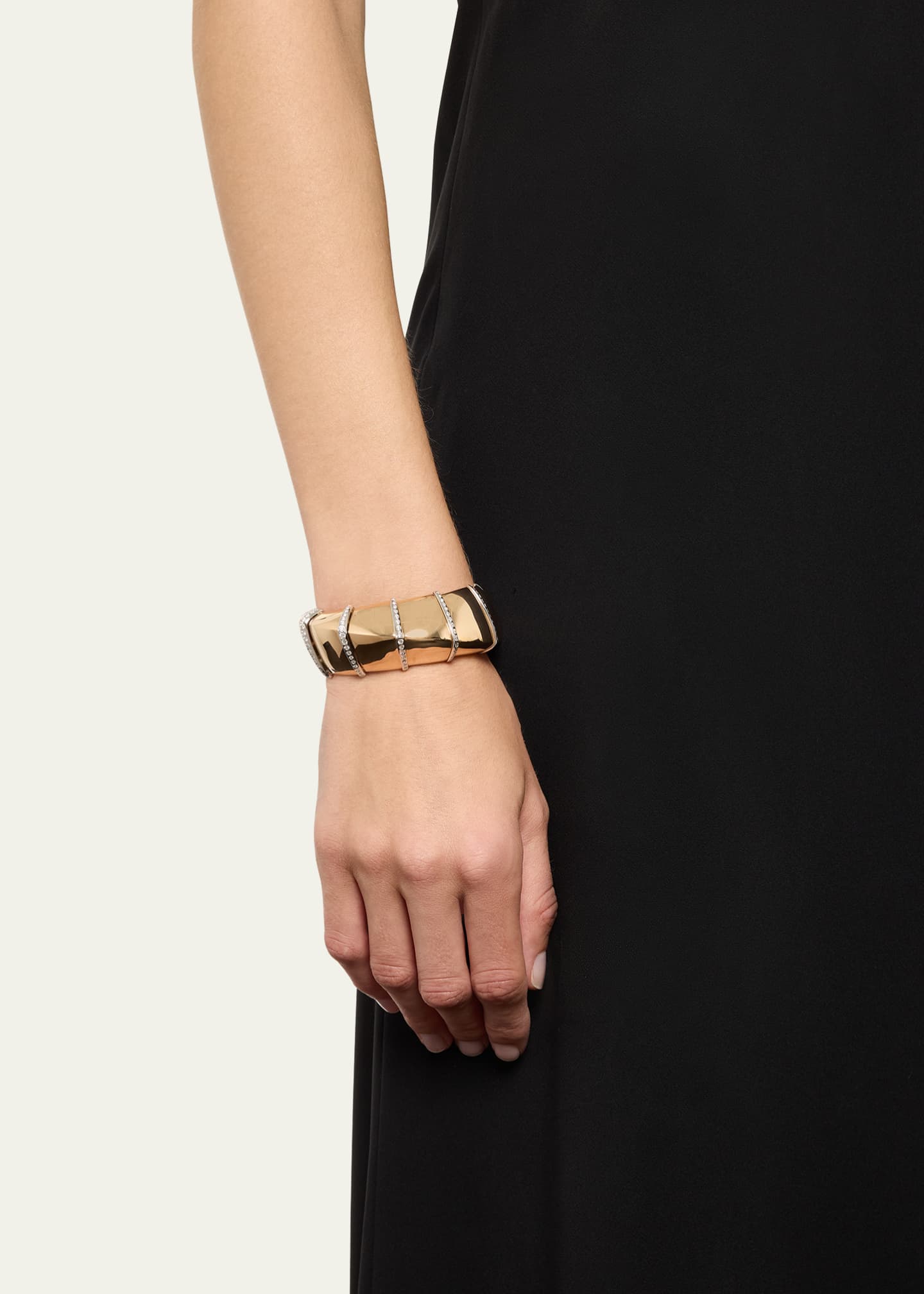 Vhernier Ardis Rose and White Gold Bracelet with Diamonds Image 2 of 4