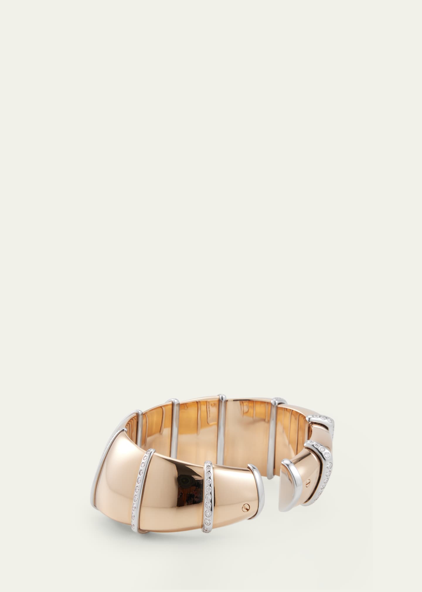 Vhernier Ardis Rose and White Gold Bracelet with Diamonds Image 4 of 4