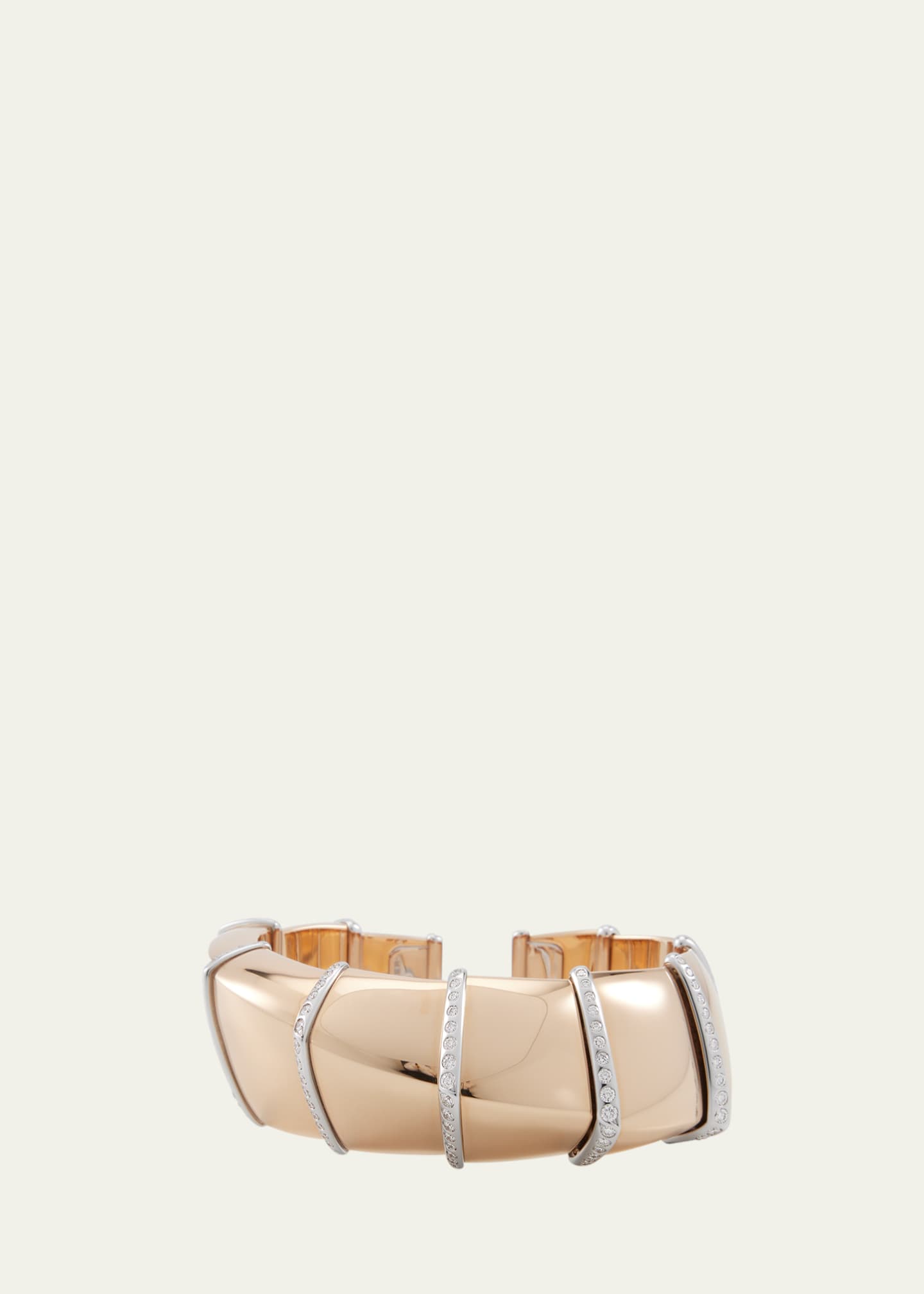 Vhernier Ardis Rose and White Gold Bracelet with Diamonds Image 1 of 4
