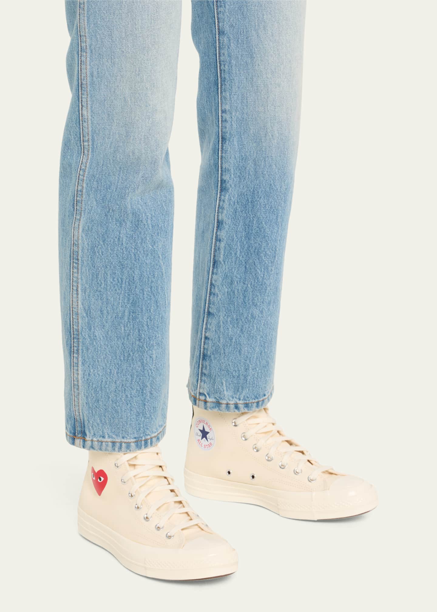 CDG Play x Converse Chuck Taylor Canvas High-Top Sneakers Image 2 of 6