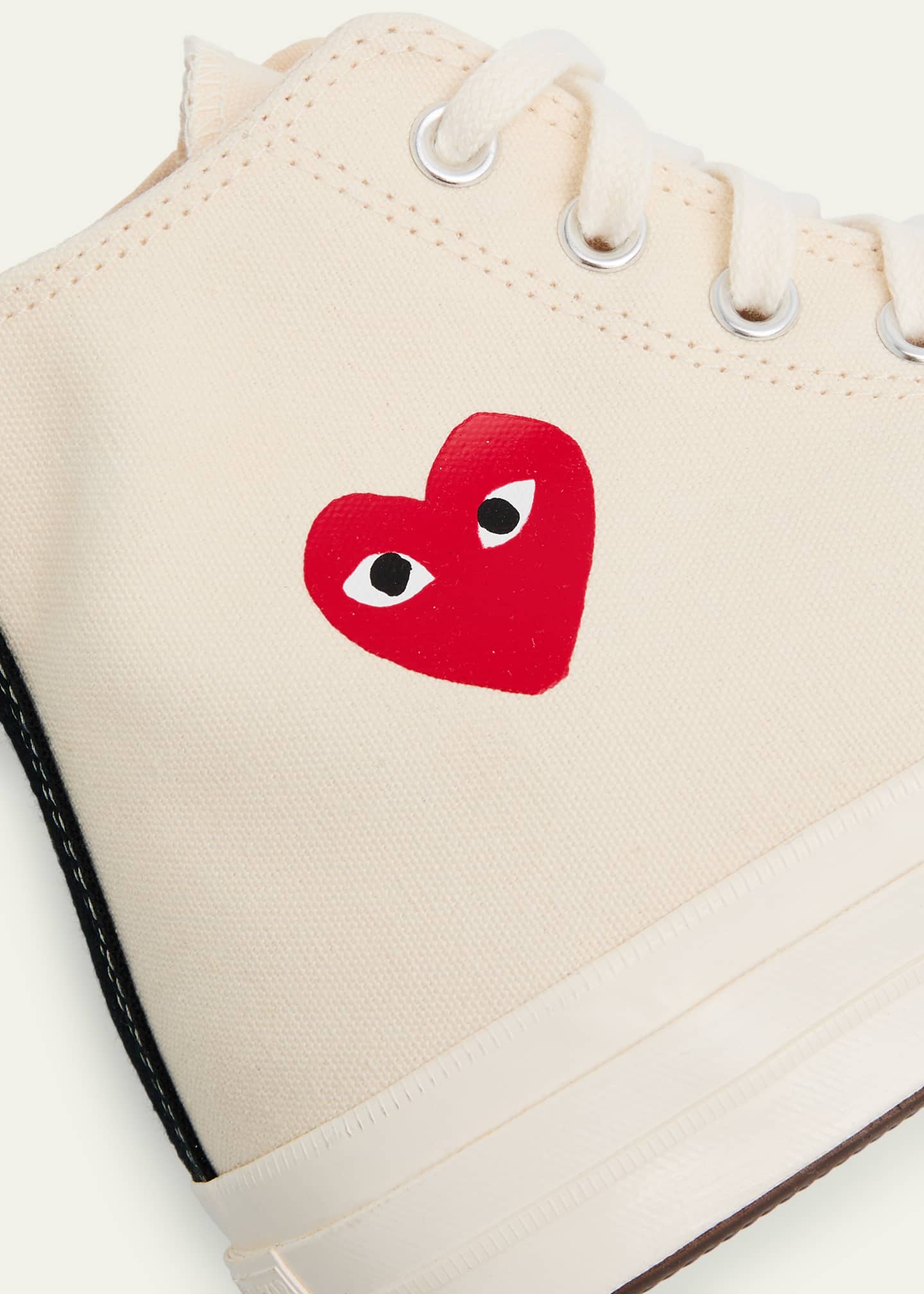 CDG Play x Converse Chuck Taylor Canvas High-Top Sneakers Image 5 of 6
