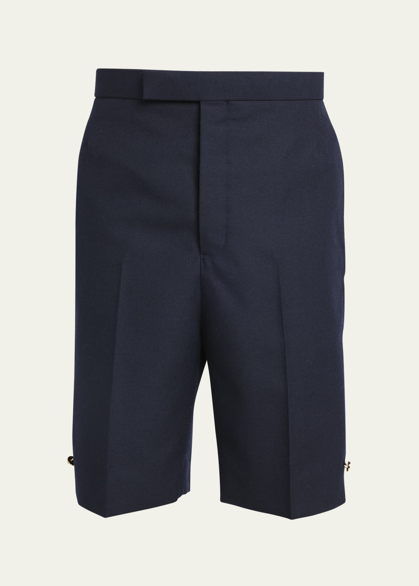 Thom Browne Men's Crisp Wool Backstrap Shorts Image 1 of 5