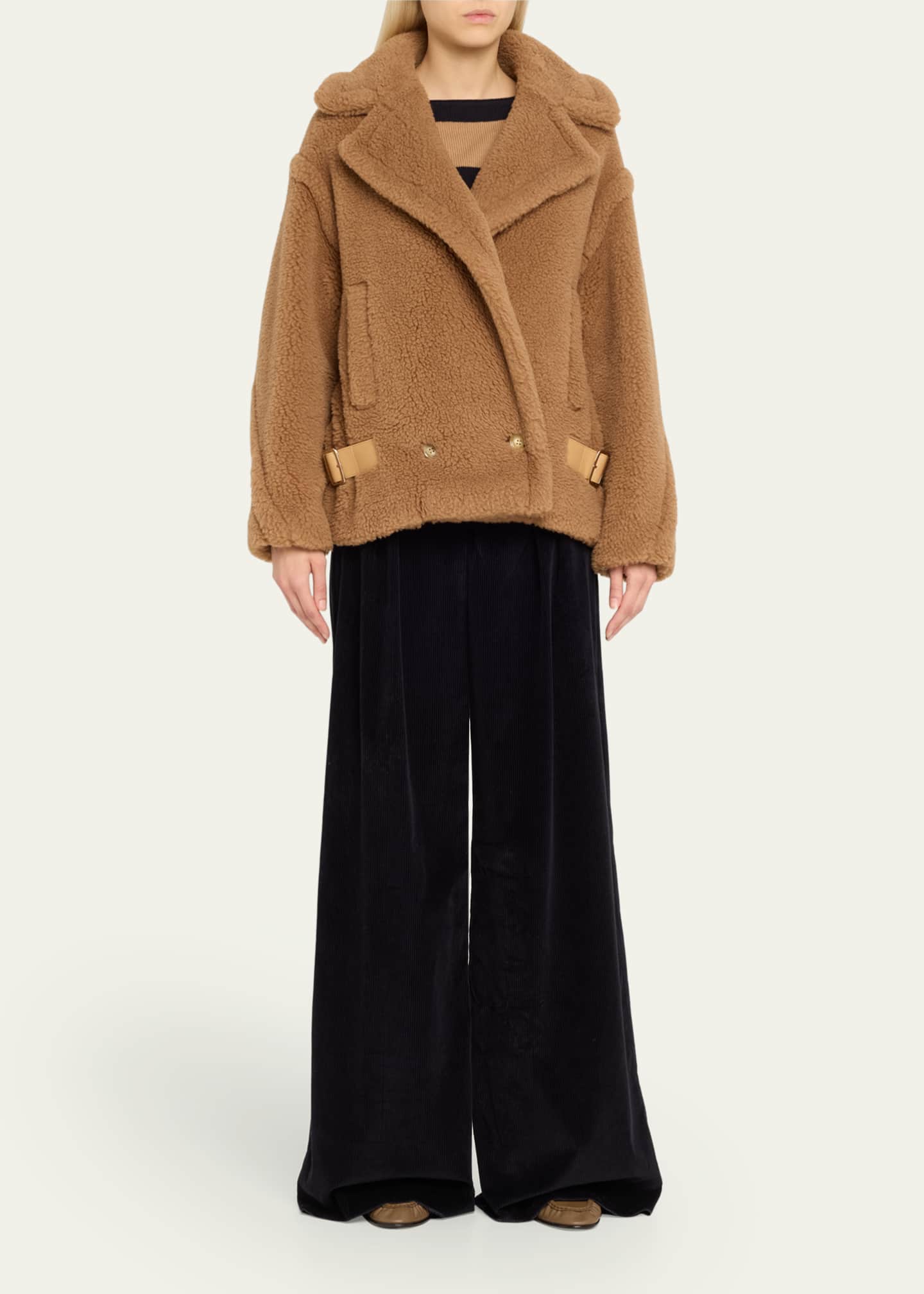 Max Mara Vanadio Camel Wool Overcoat Image 2 of 5