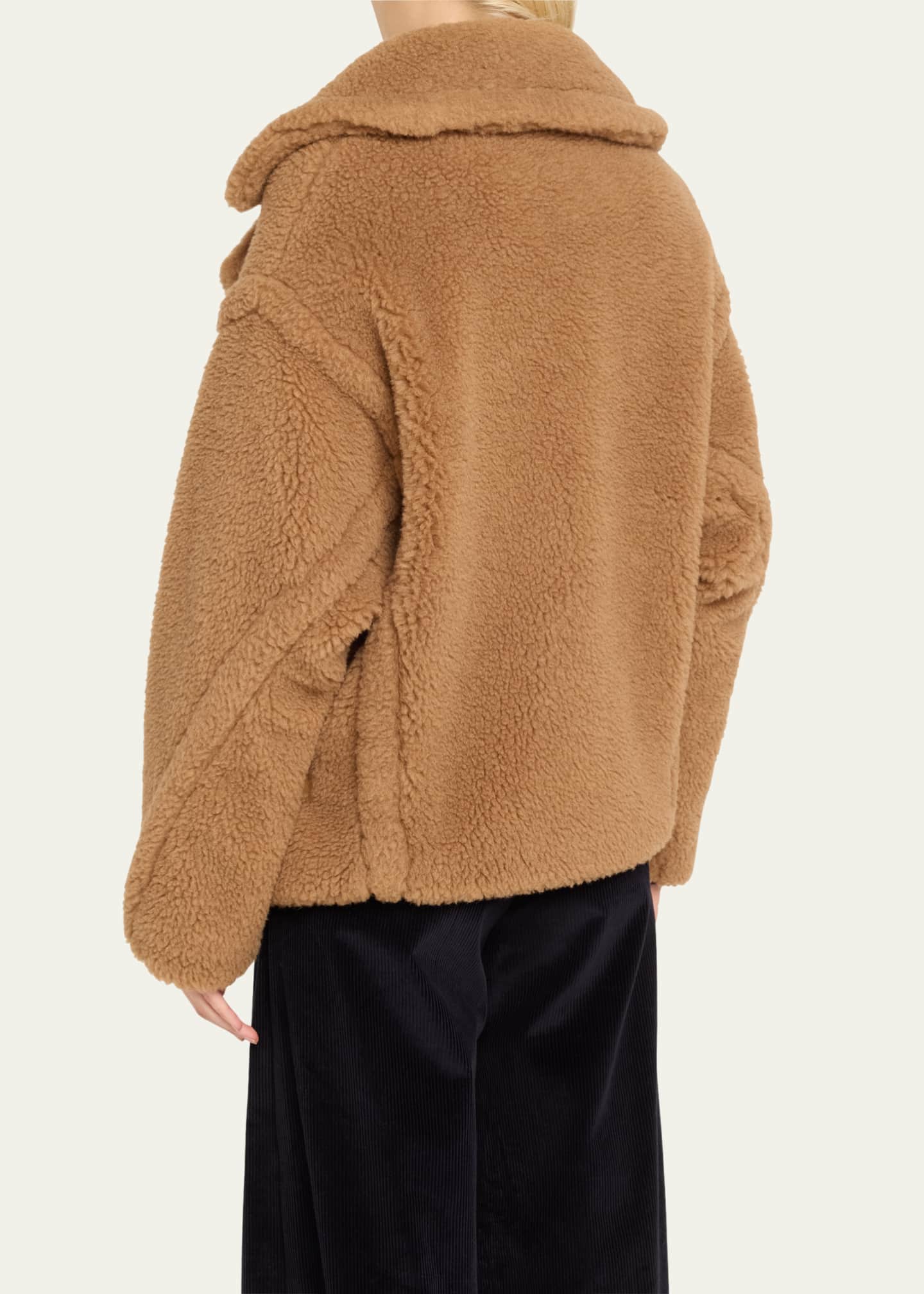 Max Mara Vanadio Camel Wool Overcoat Image 3 of 5