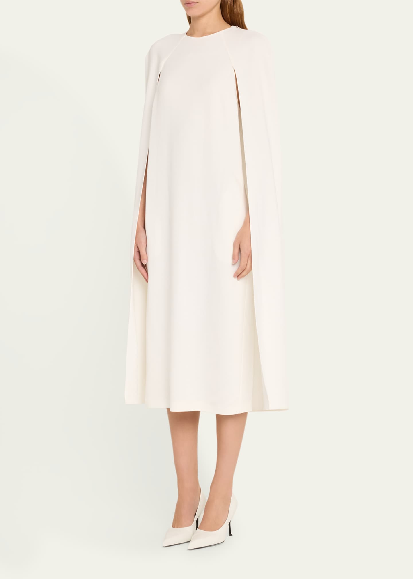 Cape back midi dress shop