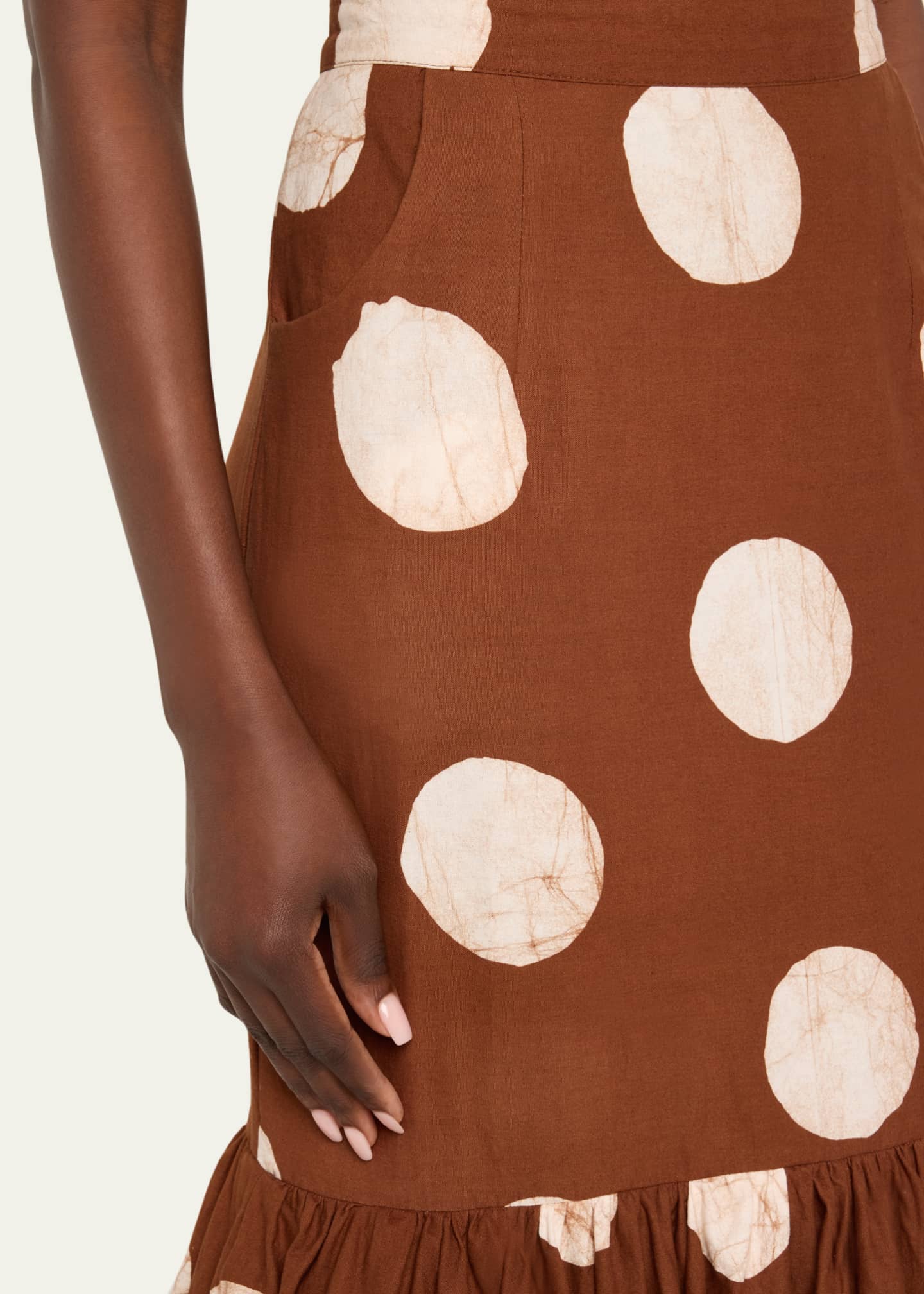 Cotton midi pencil skirt clearance