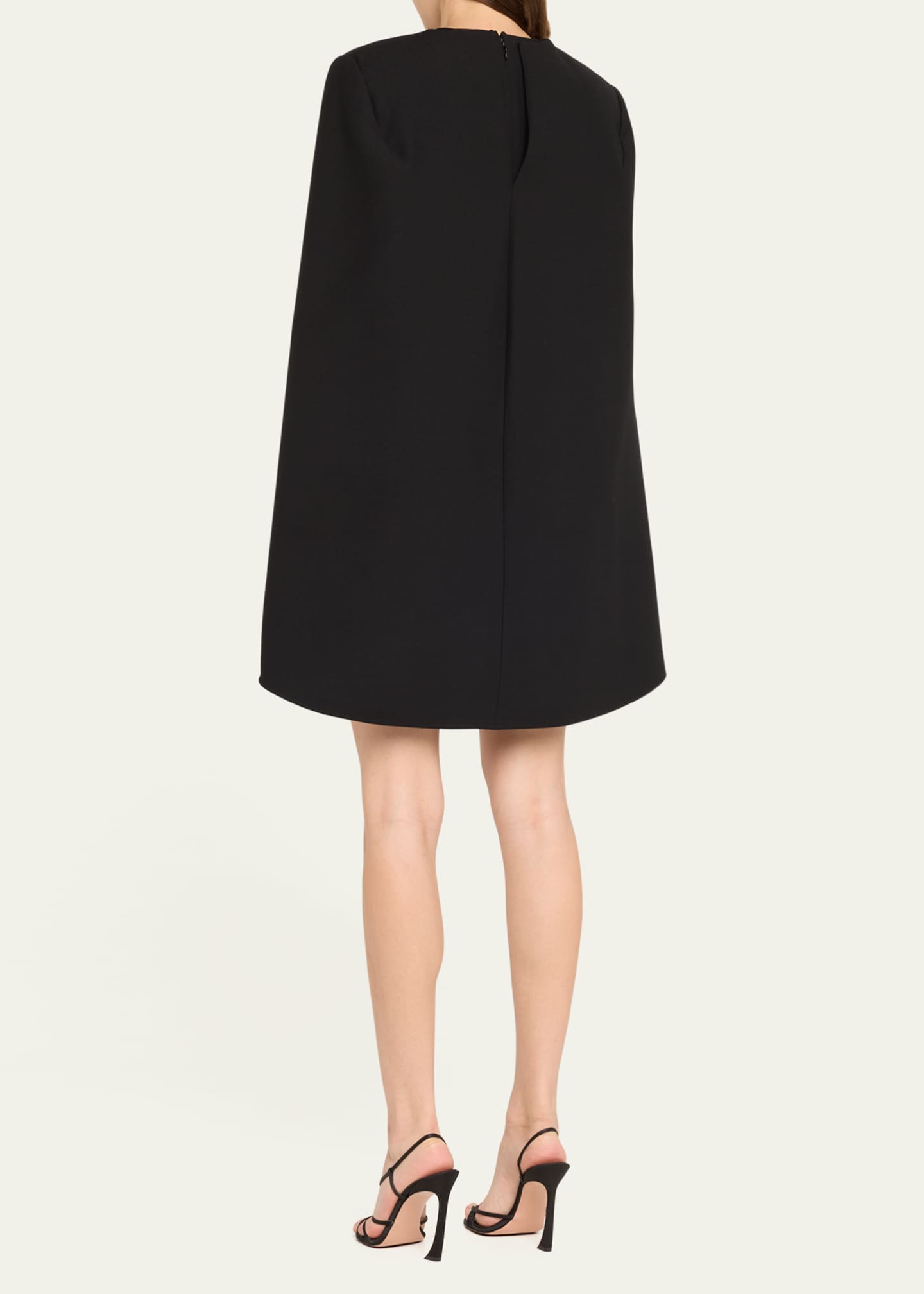Stella McCartney Structured Cape Mini Dress - Bergdorf Goodman