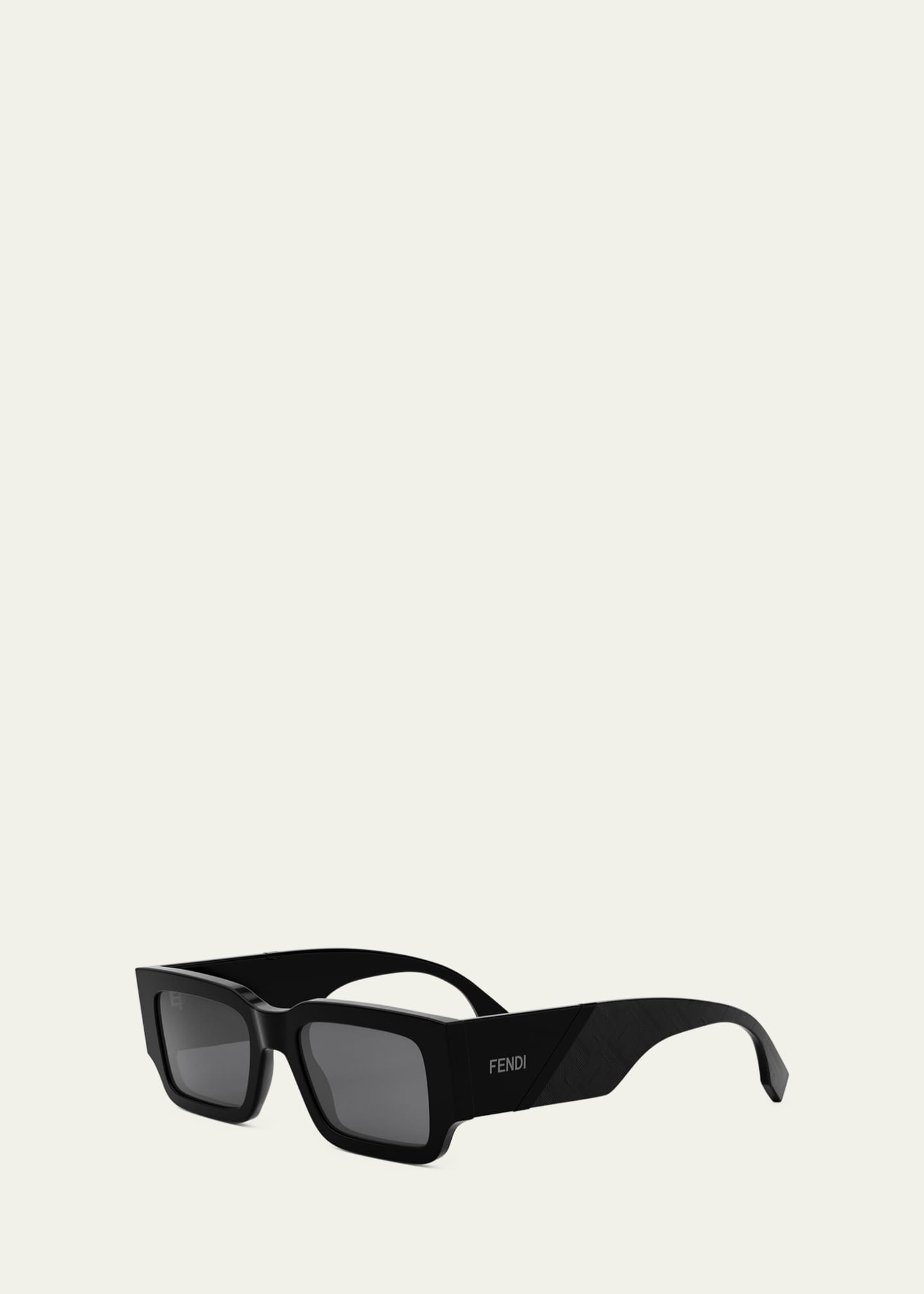 Fendi Men's Rectangle Acetate Sunglasses Image 2 of 3