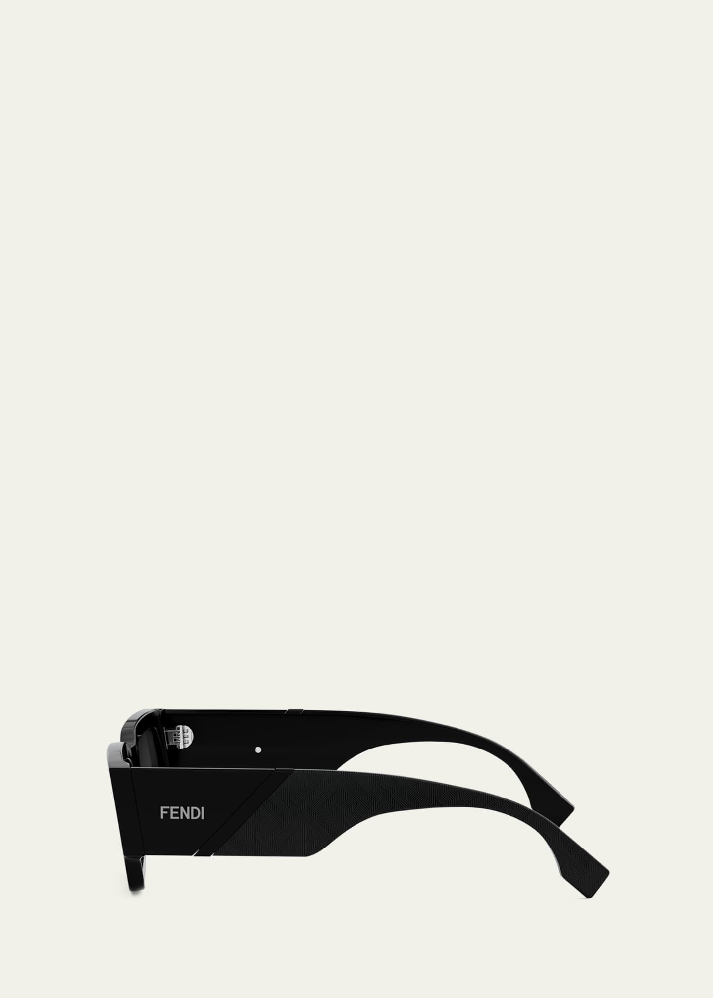 Fendi Men's Rectangle Acetate Sunglasses Image 3 of 3