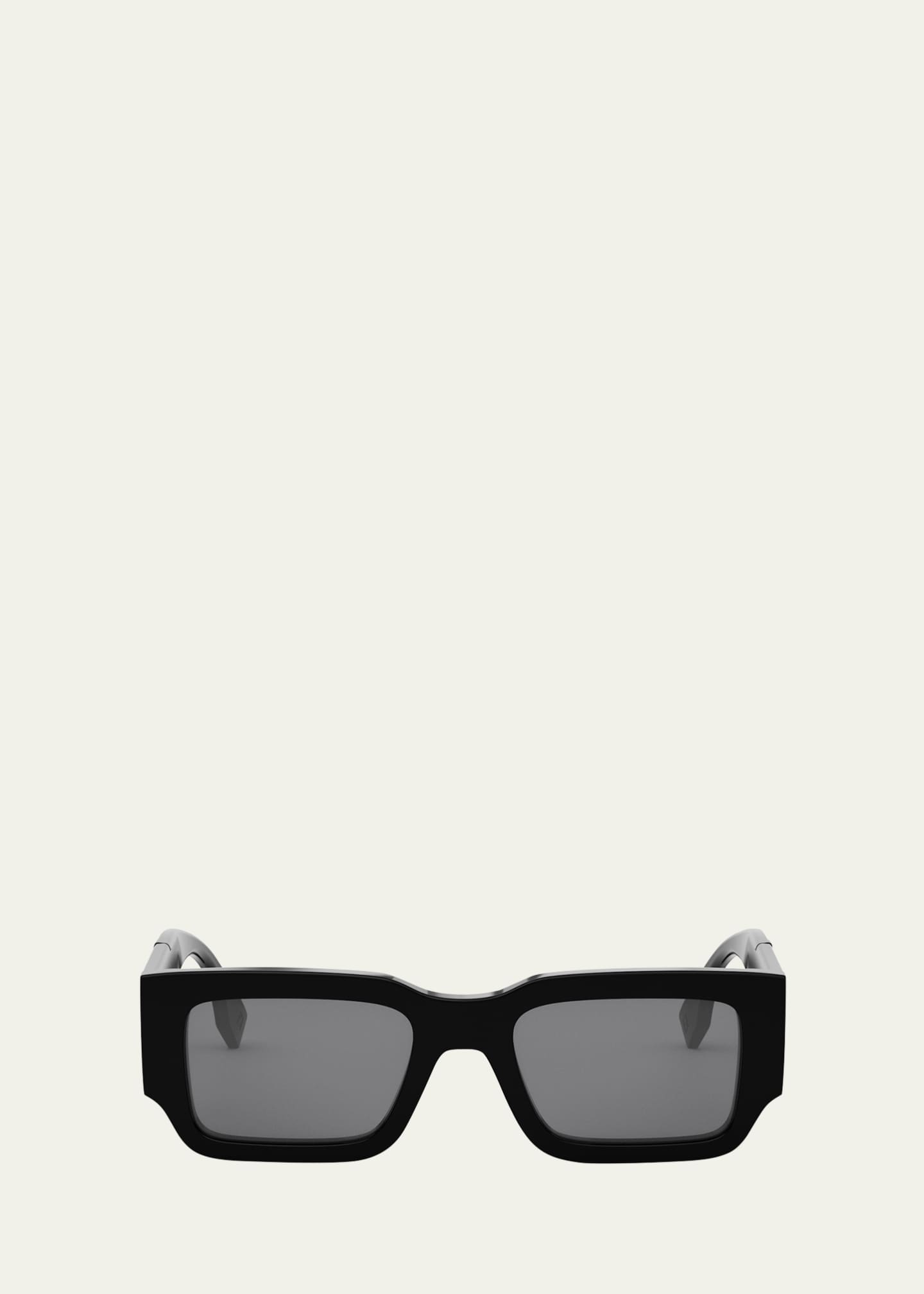 Fendi Men's Rectangle Acetate Sunglasses Image 1 of 3