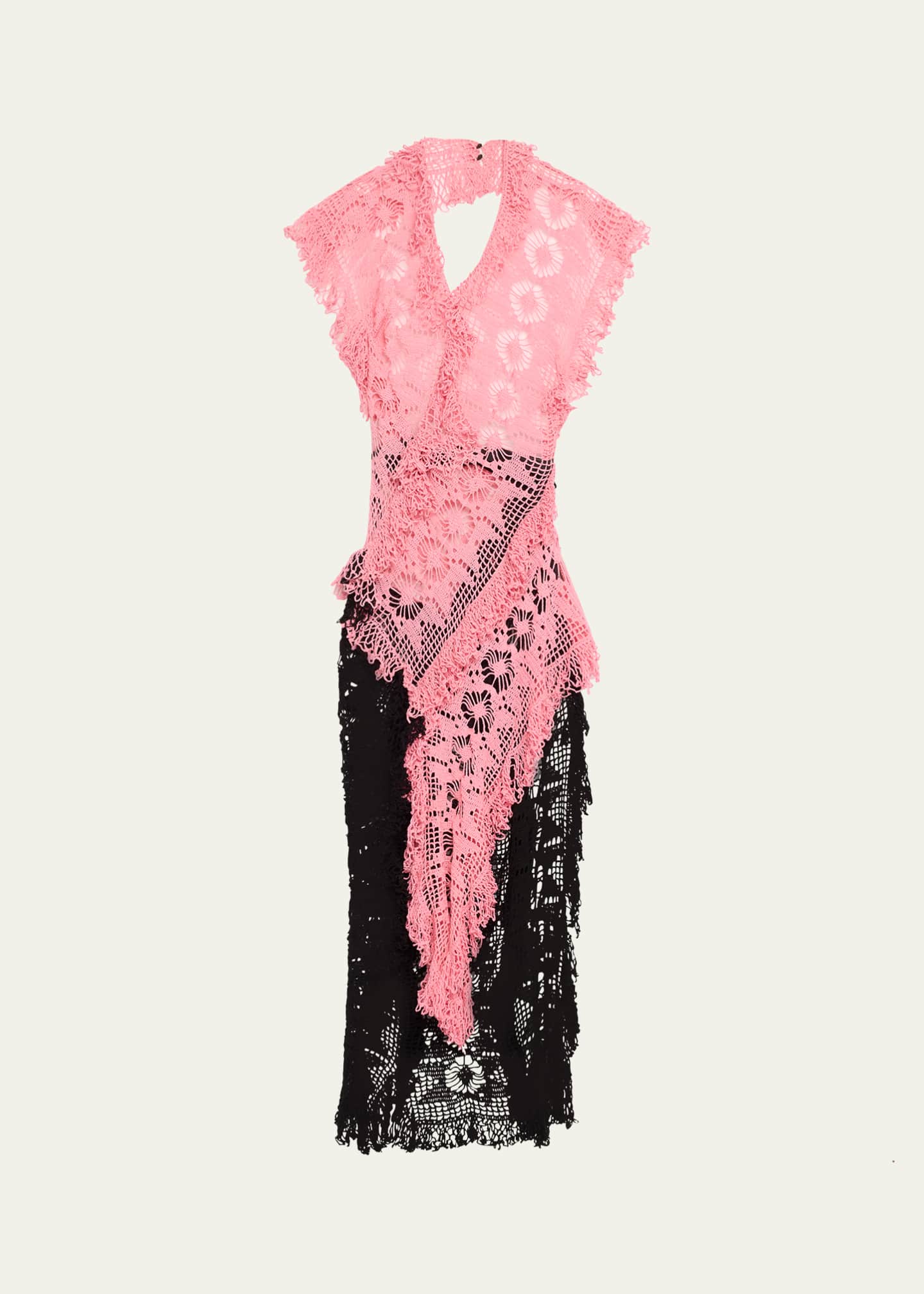 Diotima Drift Crochet Backless Maxi Dress Image 1 of 5