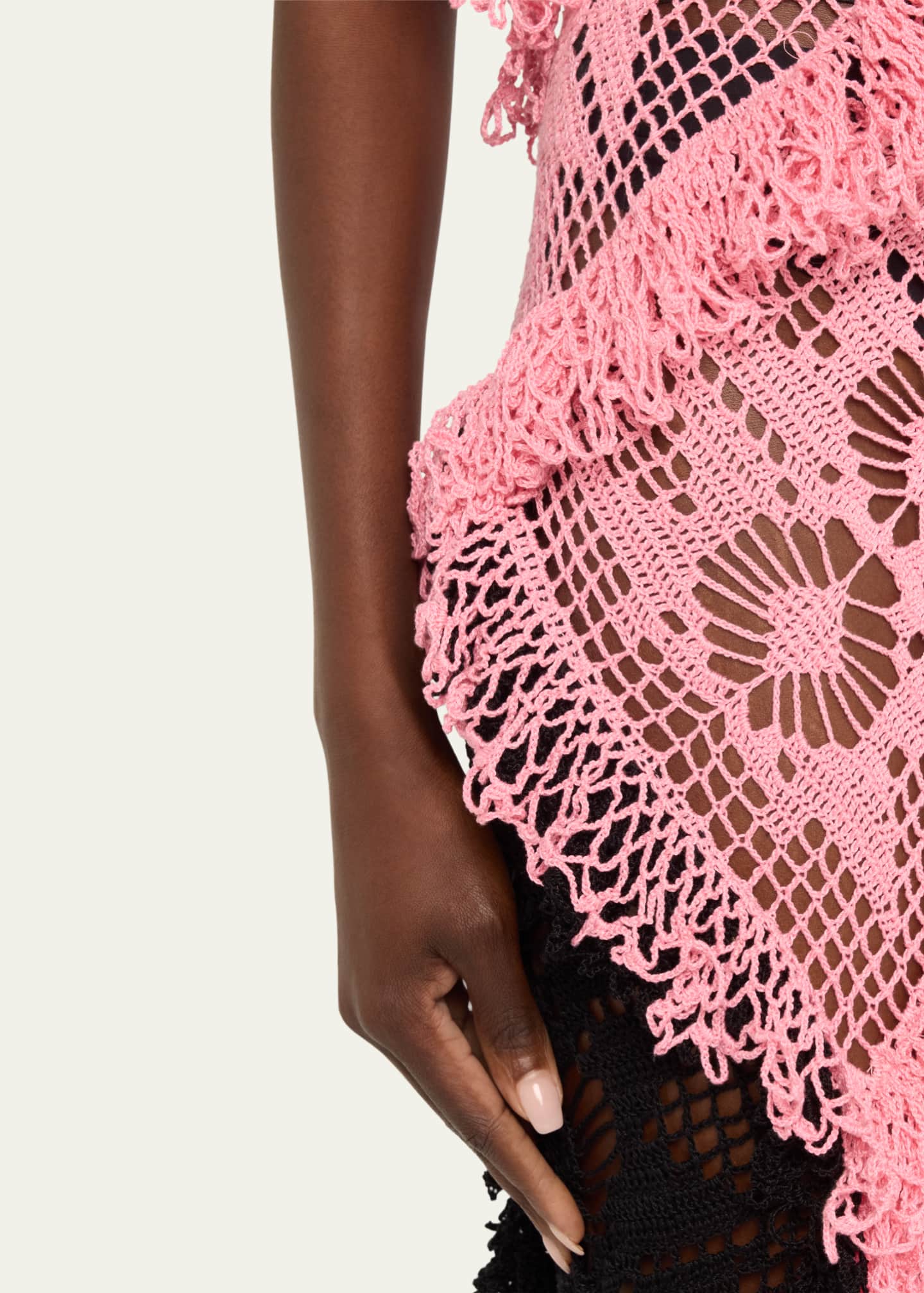 Diotima Drift Crochet Backless Maxi Dress Image 5 of 5