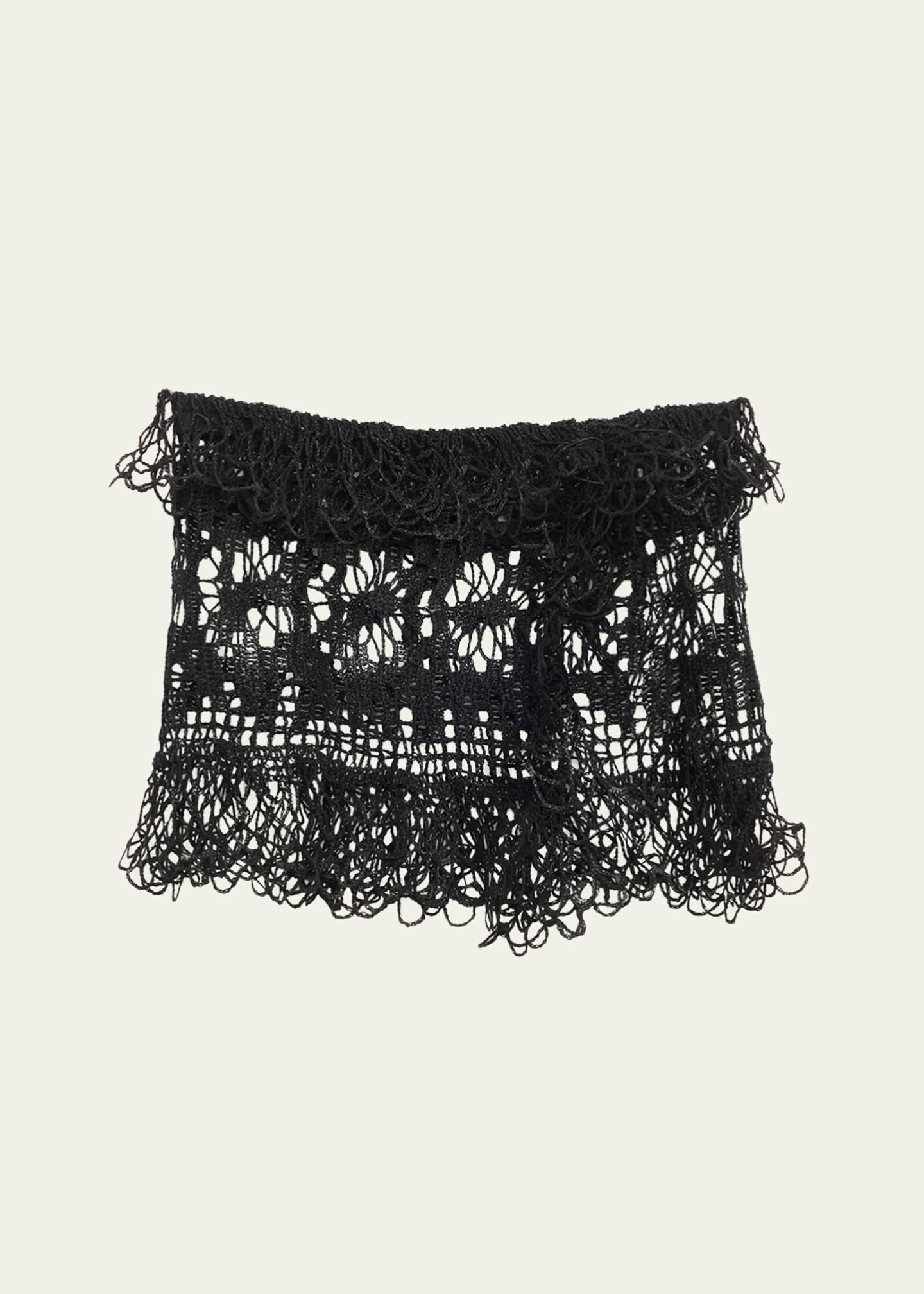 Diotima Ames Crochet Mini Skirt Image 1 of 5