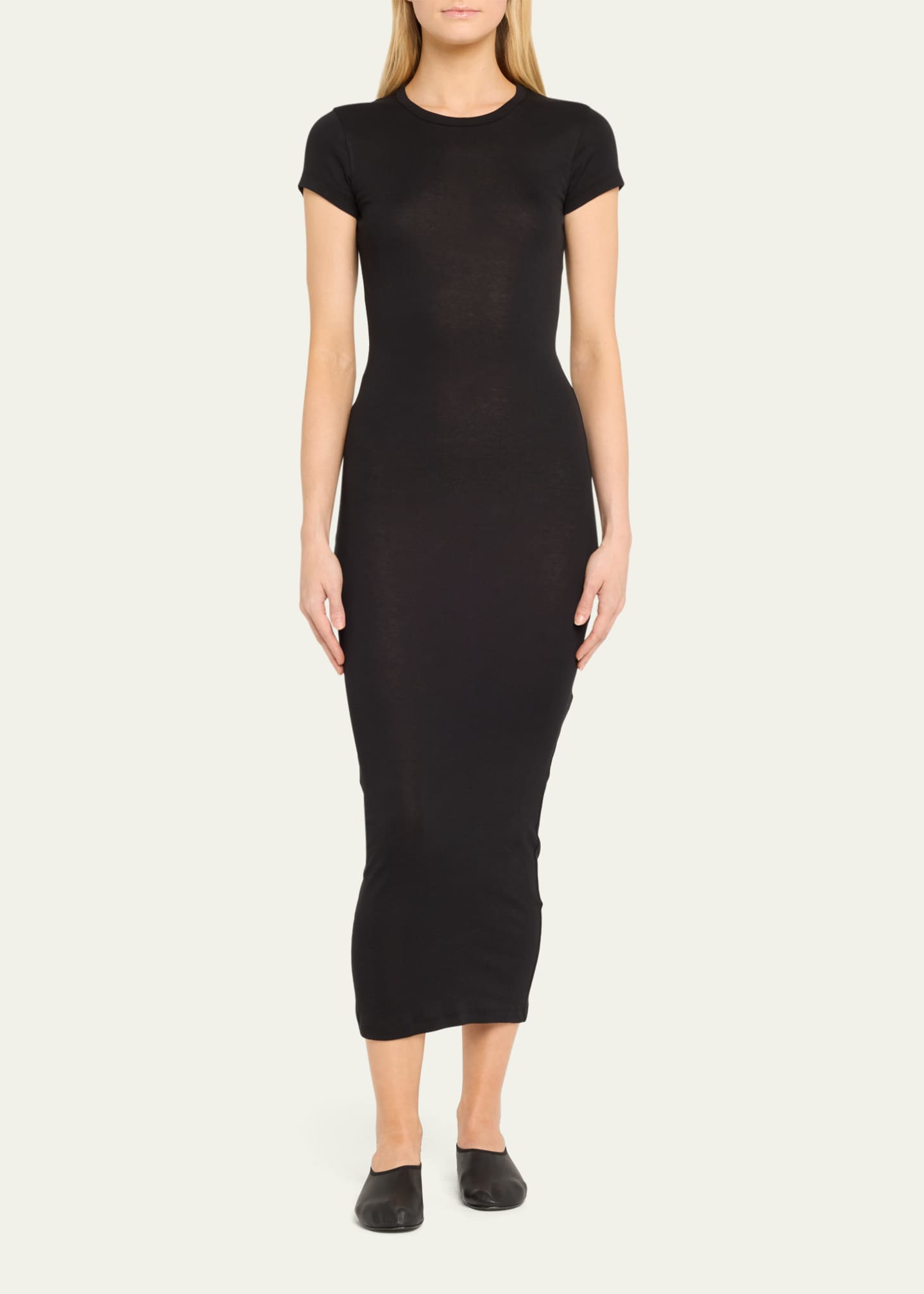 Cotton Cap-Sleeve Dress