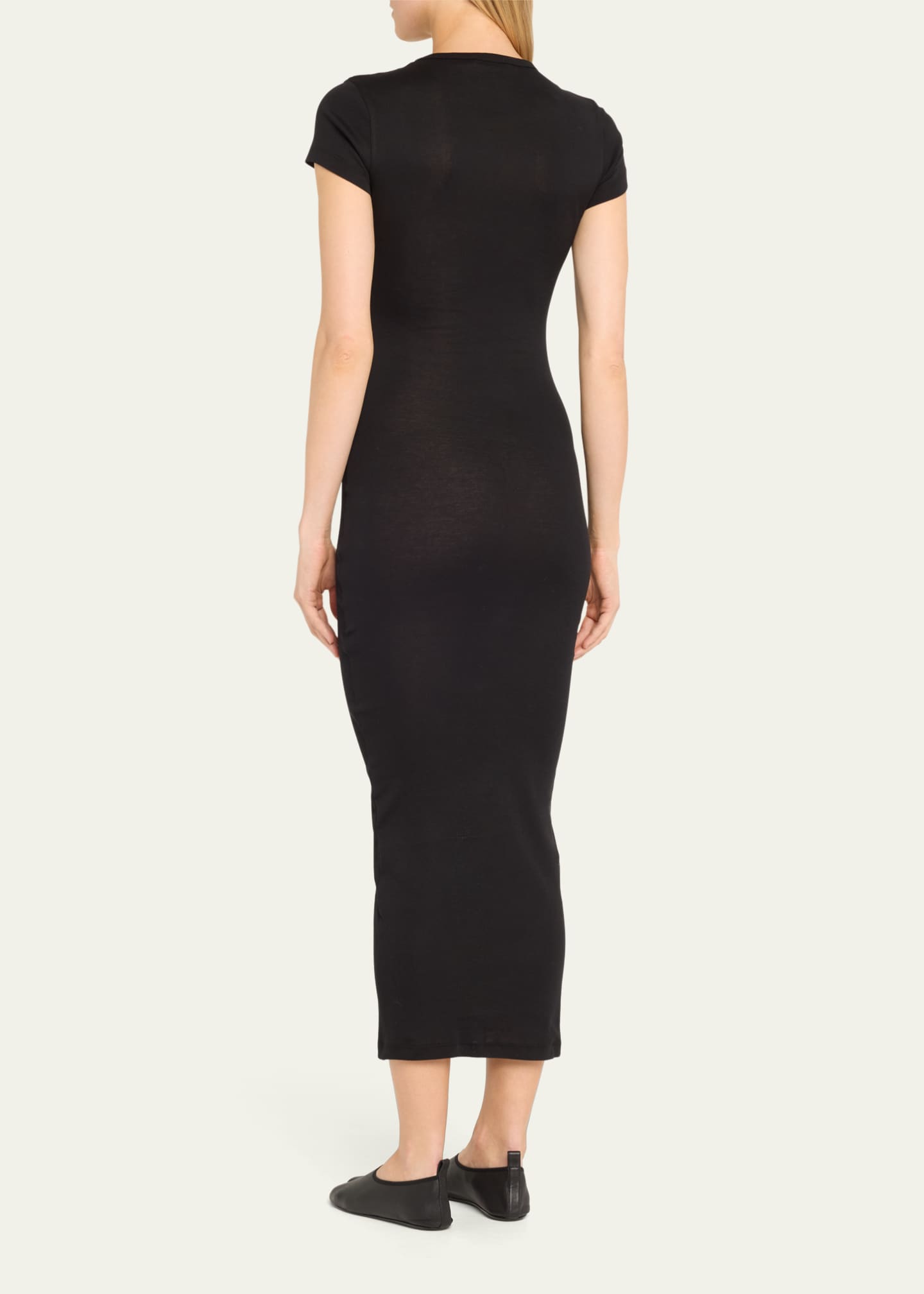 Cotton Cap-Sleeve Dress
