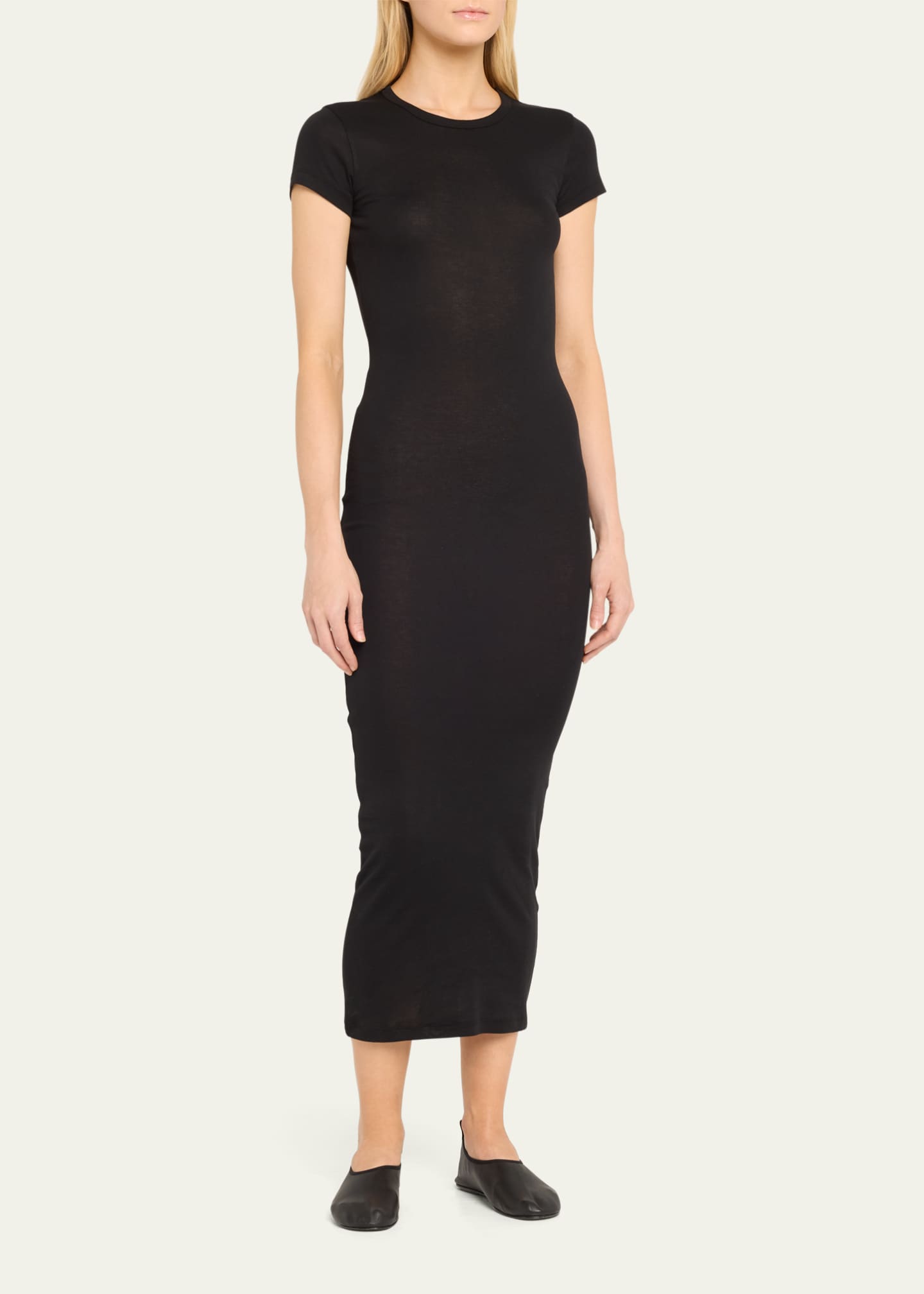 Cotton Cap-Sleeve Dress