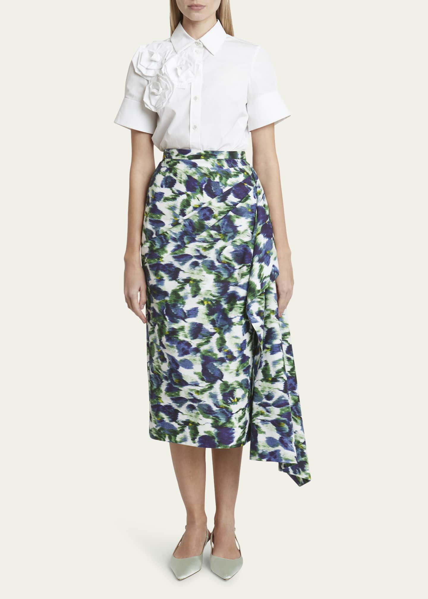 Floral pencil skirt 5t on sale