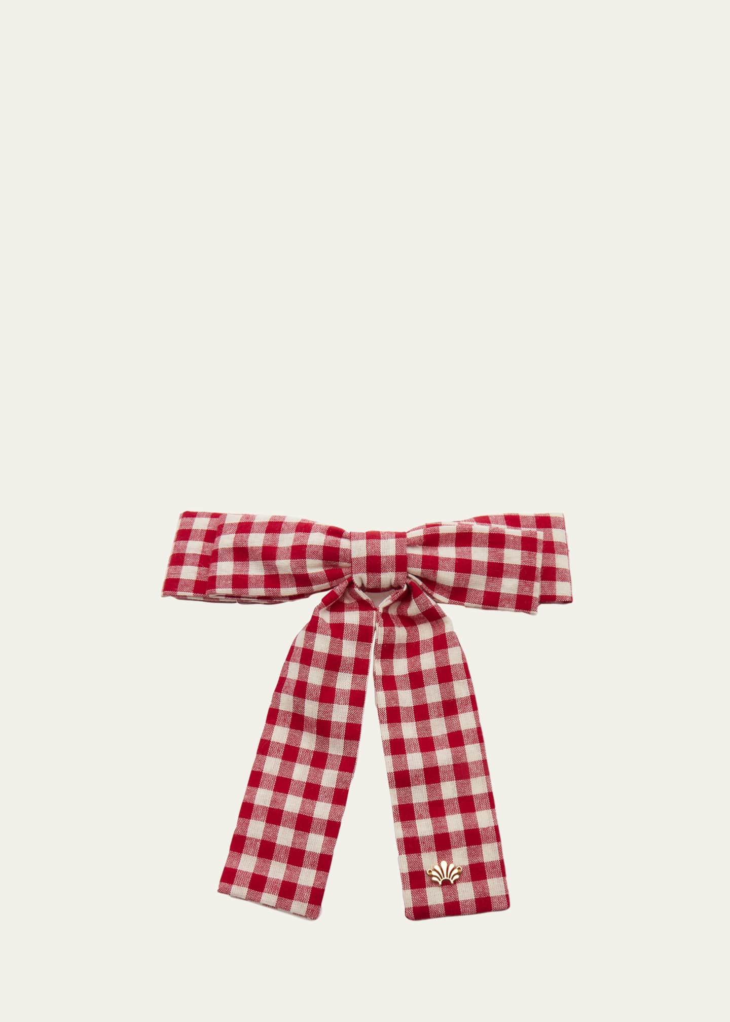 Lele Sadoughi Antoinette Gingham Bow Barrette Image 1 of 2