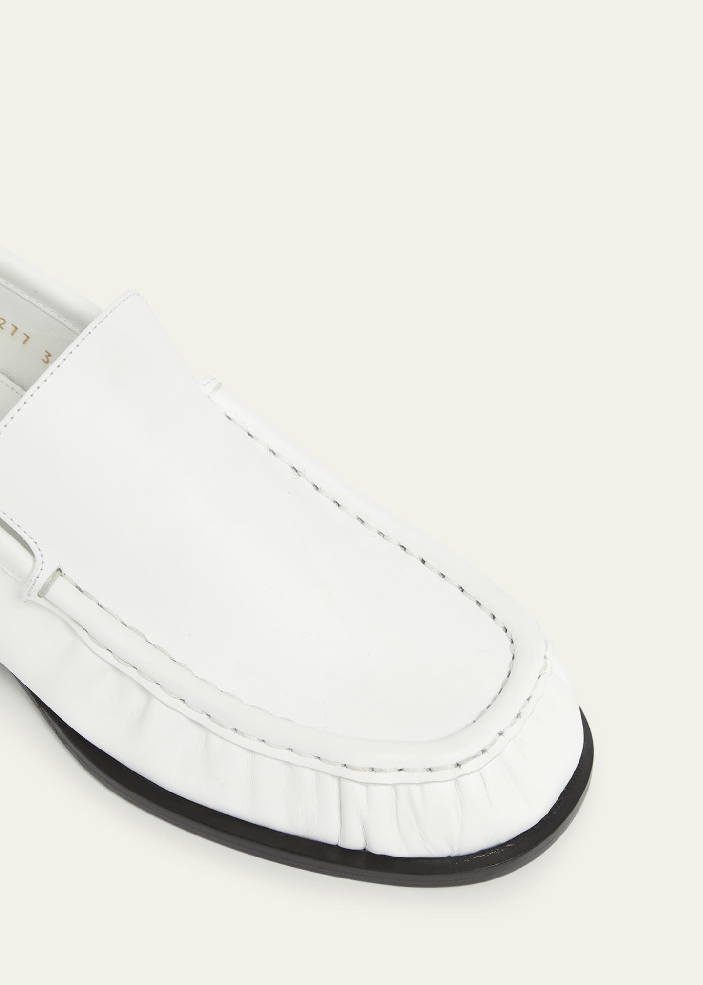 【関税込み】Dries Van Noten シルバー Slip On ローファー Metallic leather loafers in silver - Dries Van Noten | Mytheresa