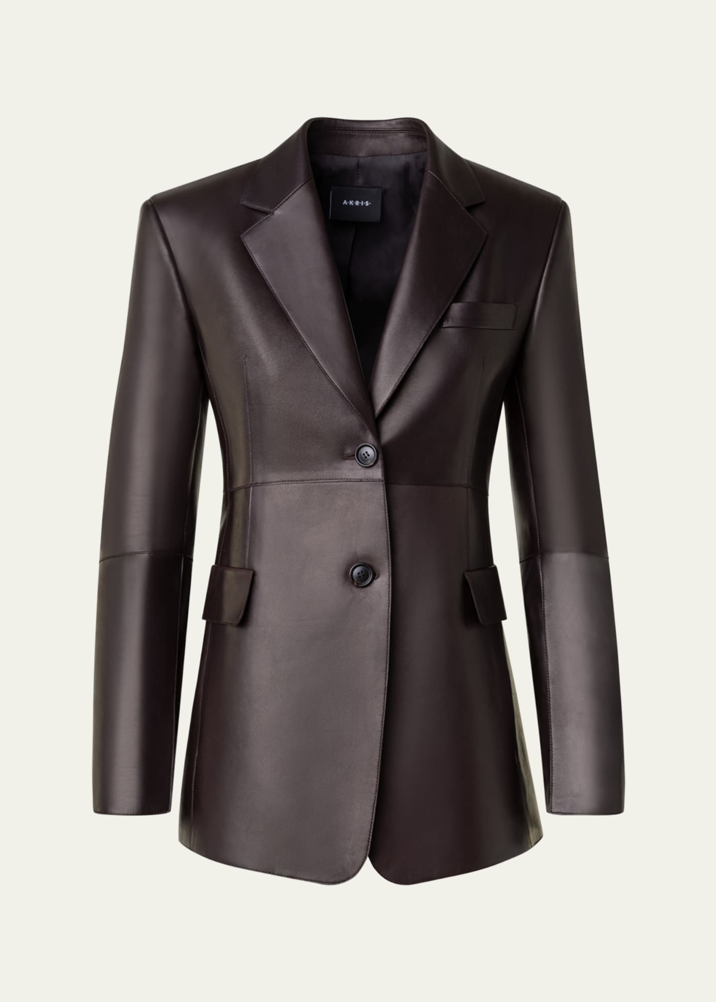 Akris Taddeo Leather Jacket Image 1 of 5