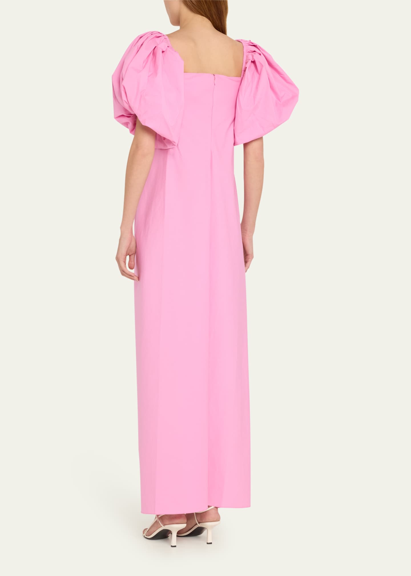 Caroline Constas Reyna Tie-Front Column Dress Image 3 of 5