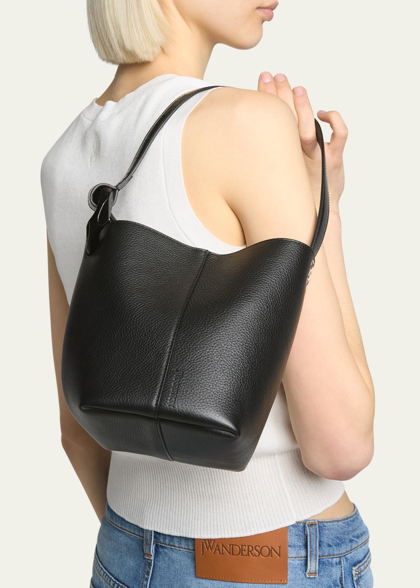 JW Anderson Corner Small Grain Leather Bucket Bag - Bergdorf Goodman