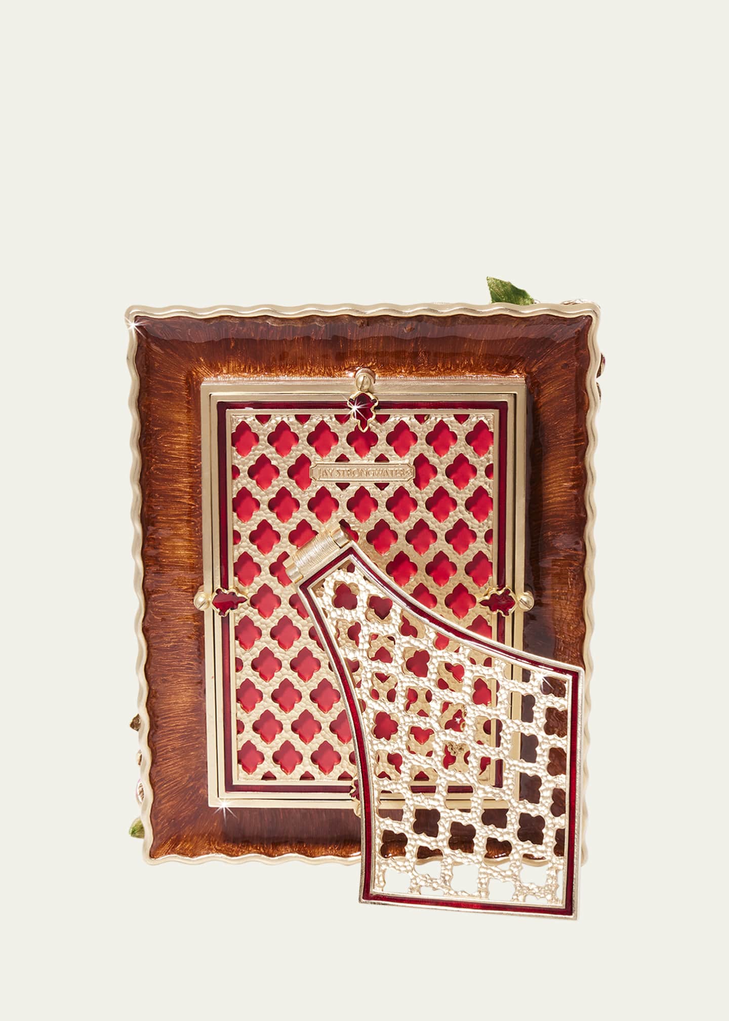 Jay Strongwater Tropical Flower Frame, 5" x 7" Image 2 of 4