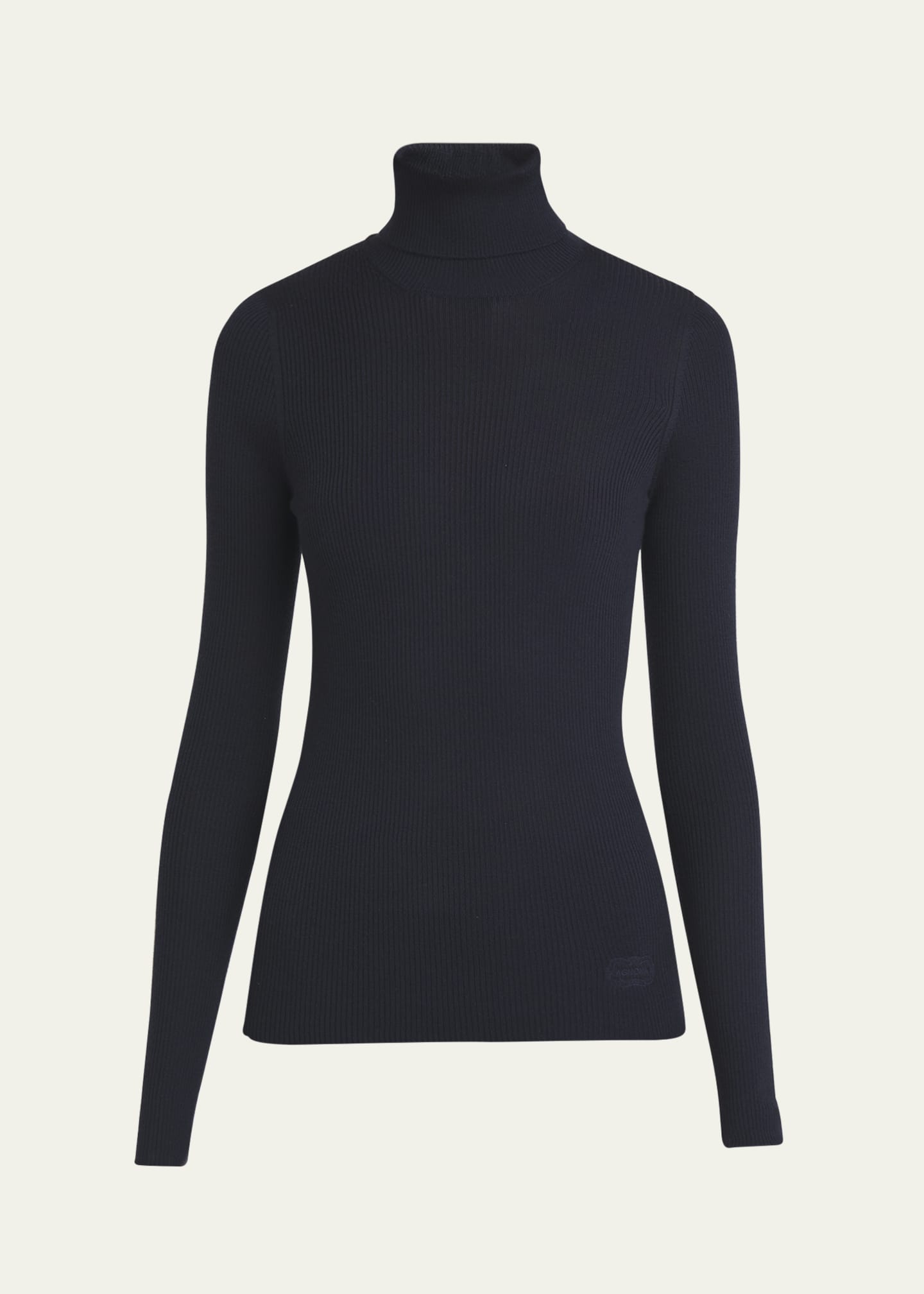 Agnona Ribbed Wool Cashmere Turtleneck Image 1 of 5