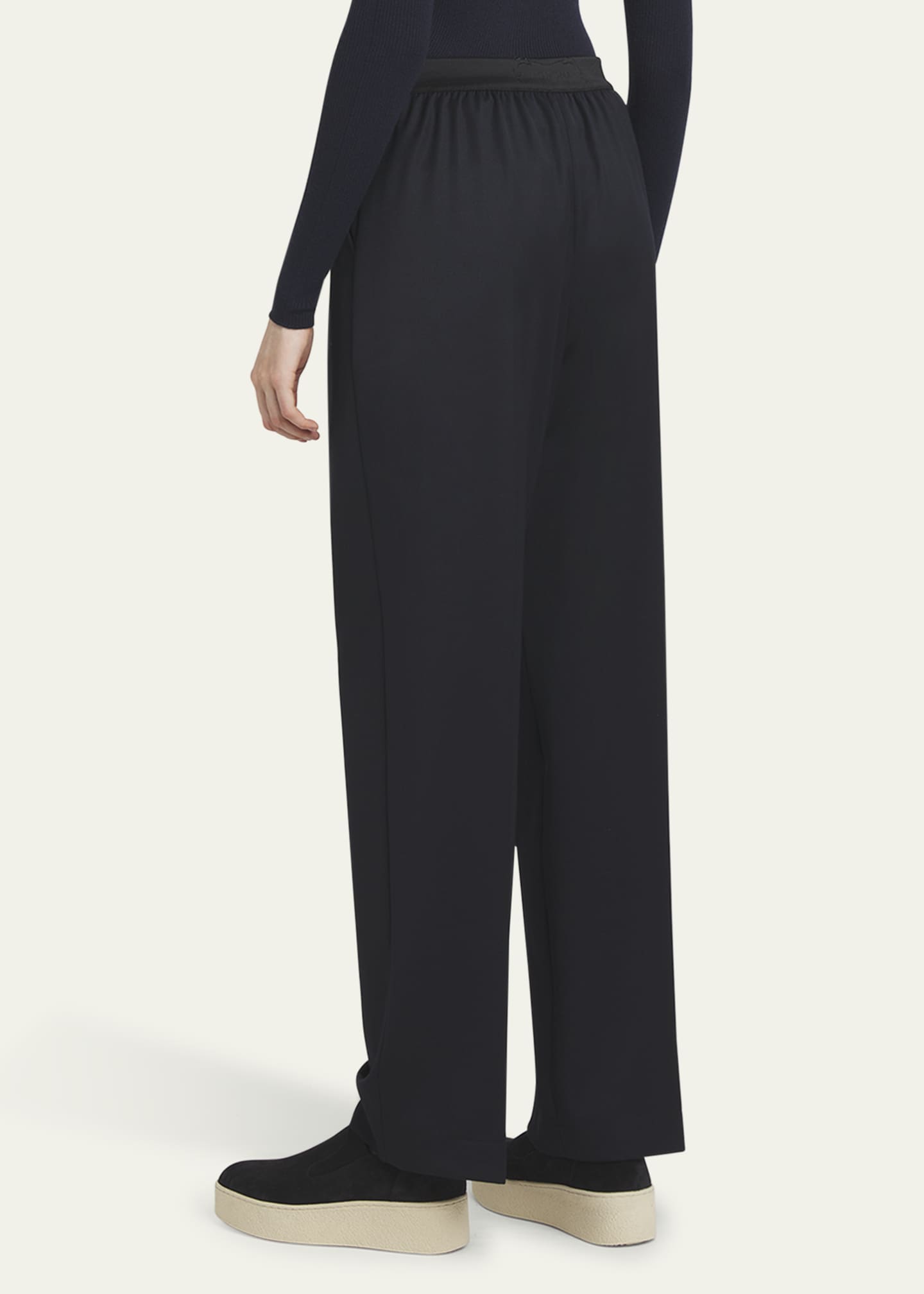 Agnona Light Wool Jane Straight Leg Pants Image 3 of 5