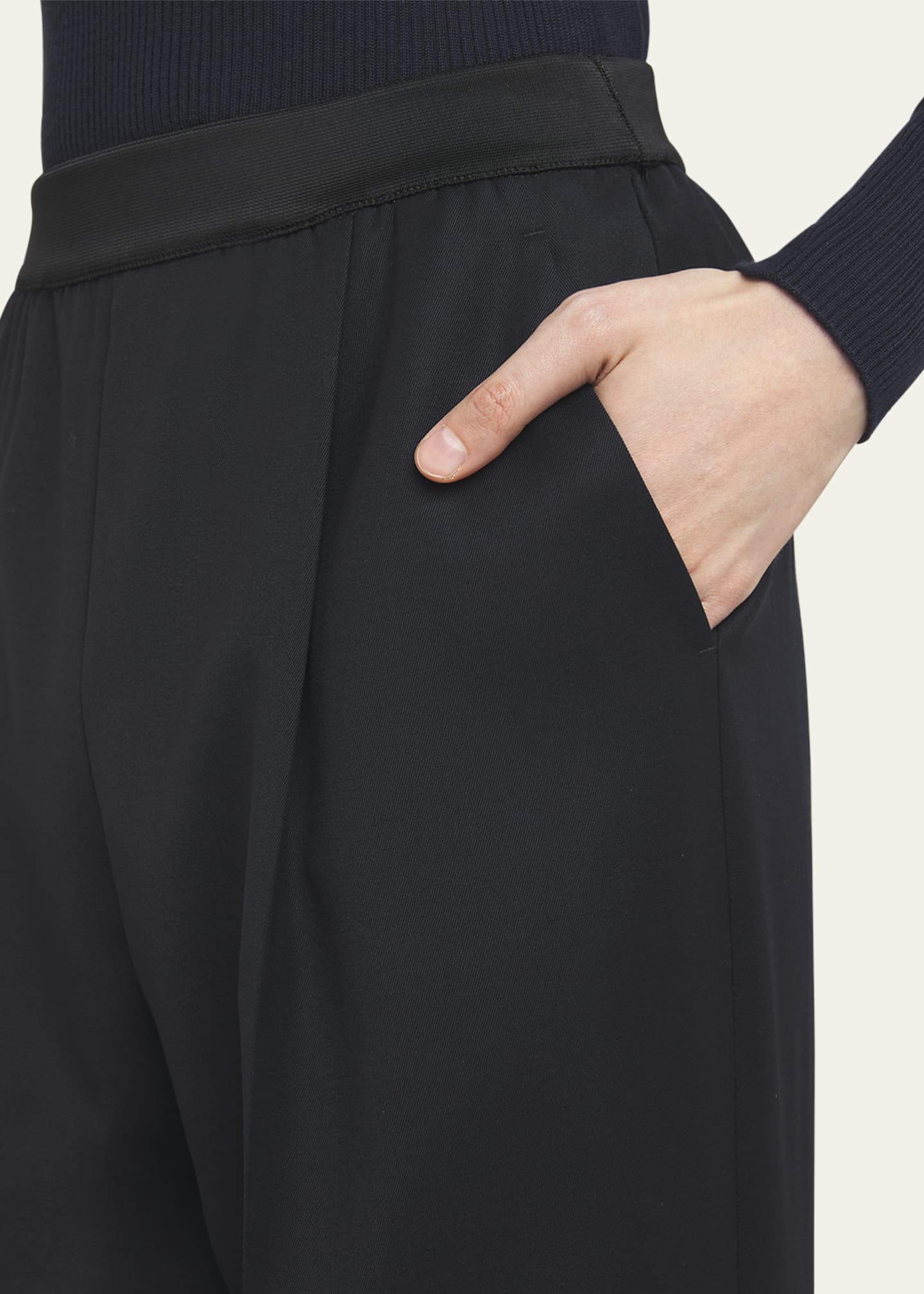 Agnona Light Wool Jane Straight Leg Pants Image 5 of 5