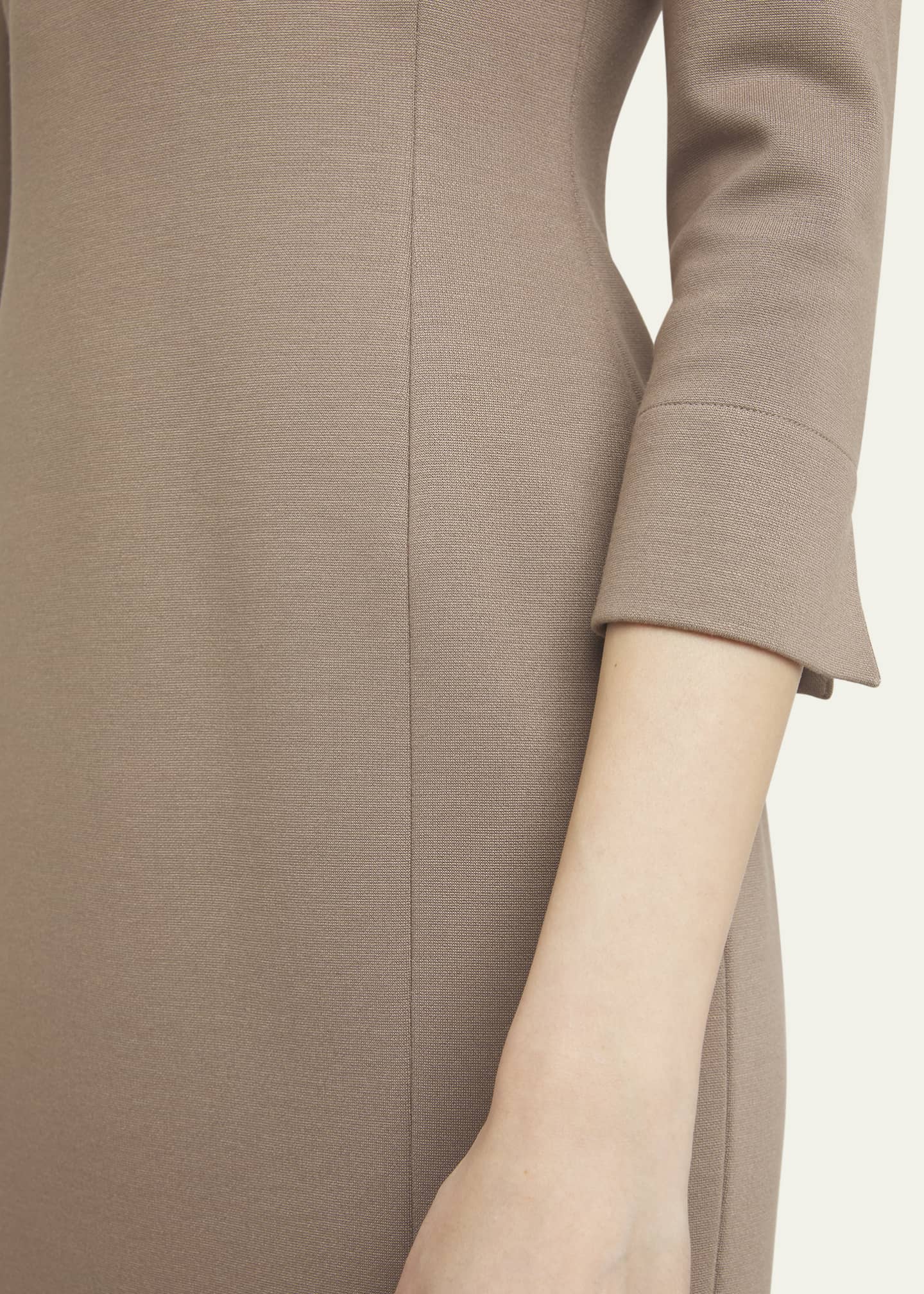 Agnona Pencil Stretch Jersey Midi Dress Image 5 of 5