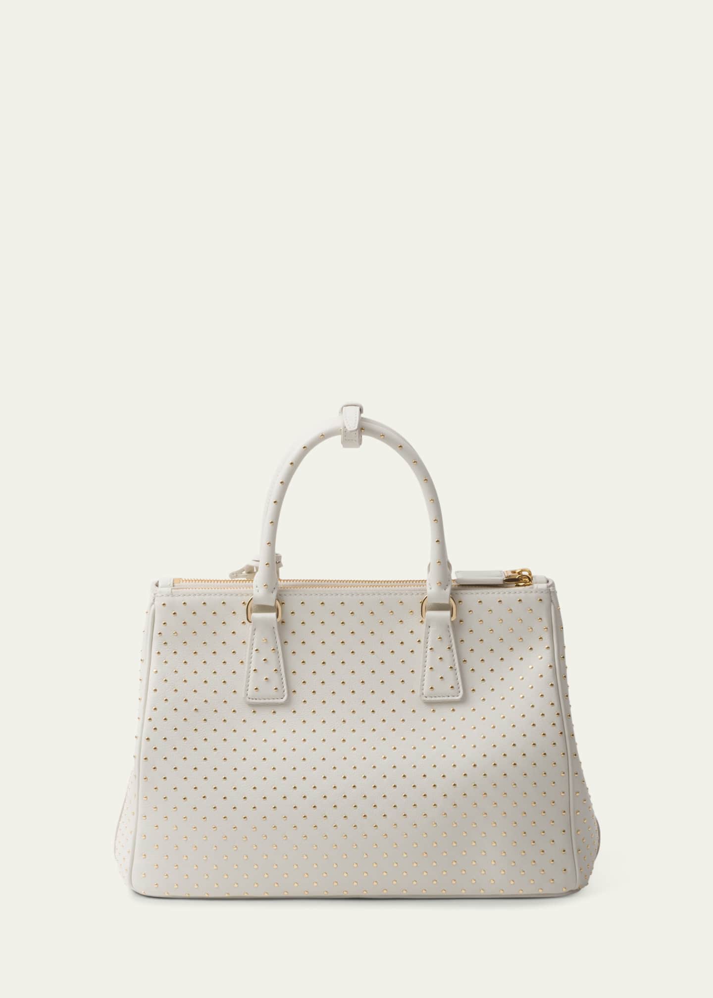 Prada Galleria Large Studded Leather Top-Handle Bag Image 3 of 5