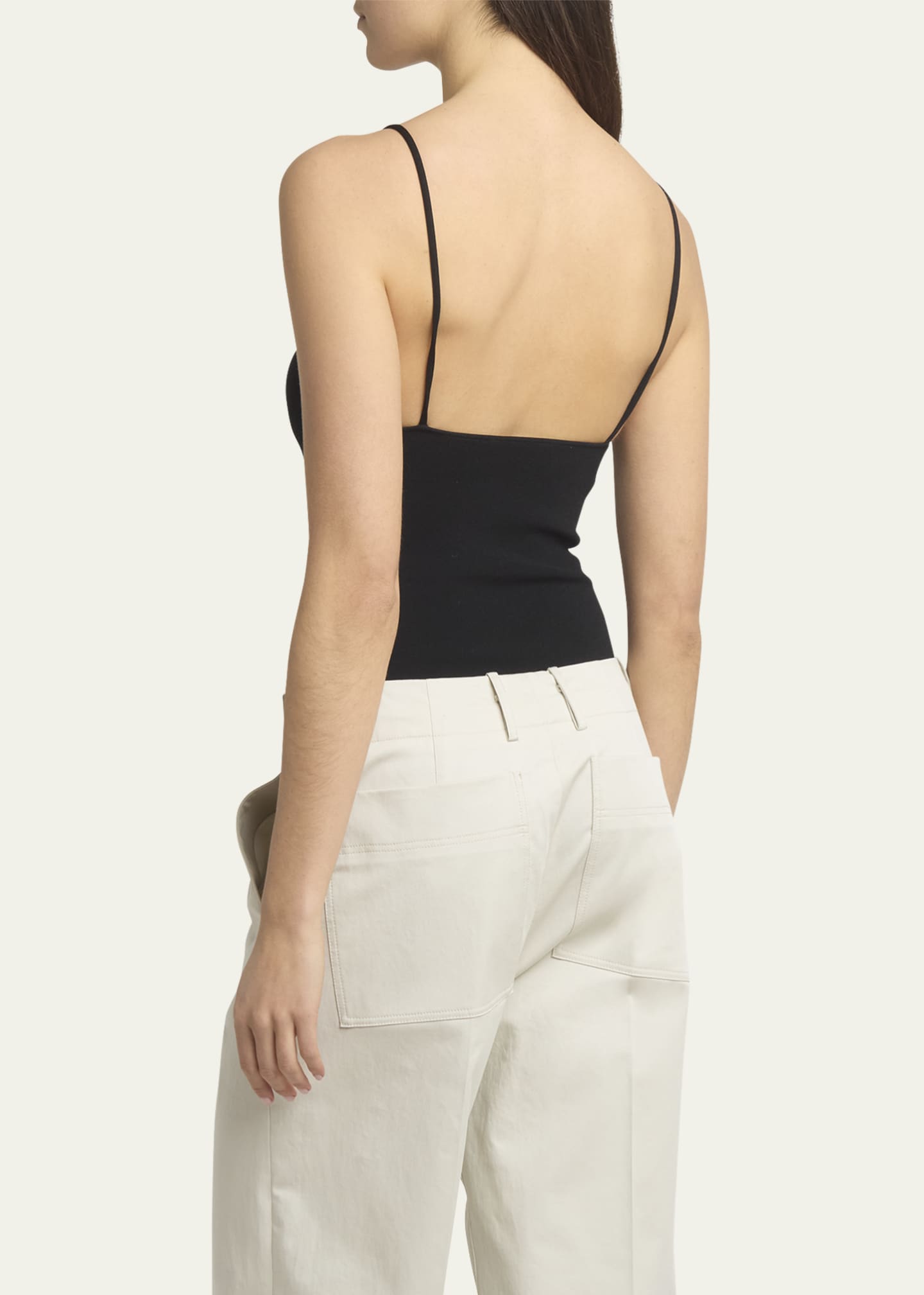 Proenza Schouler Serena Silk-Blend Knit Bodysuit Image 3 of 5
