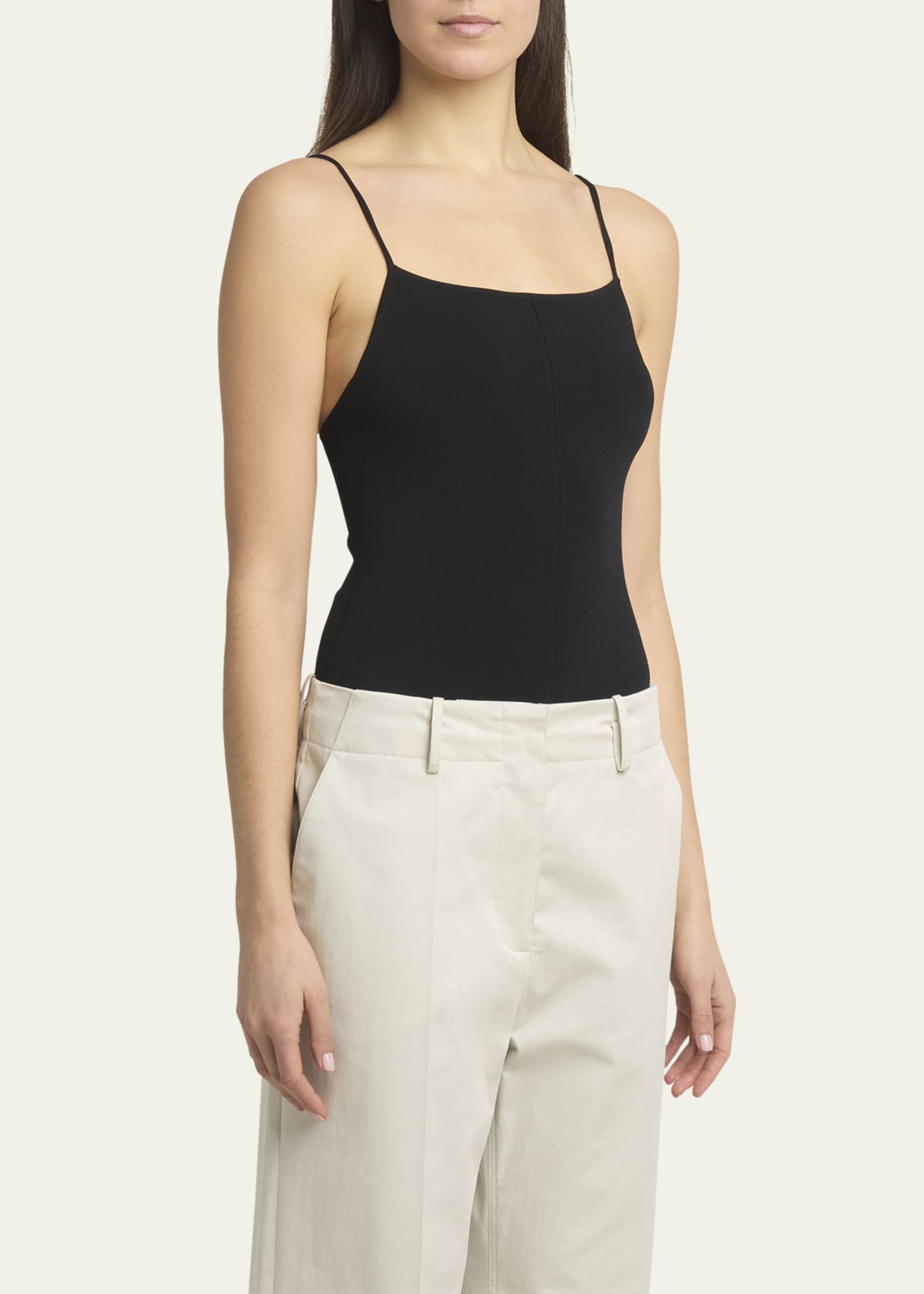Proenza Schouler Serena Silk-Blend Knit Bodysuit Image 4 of 5