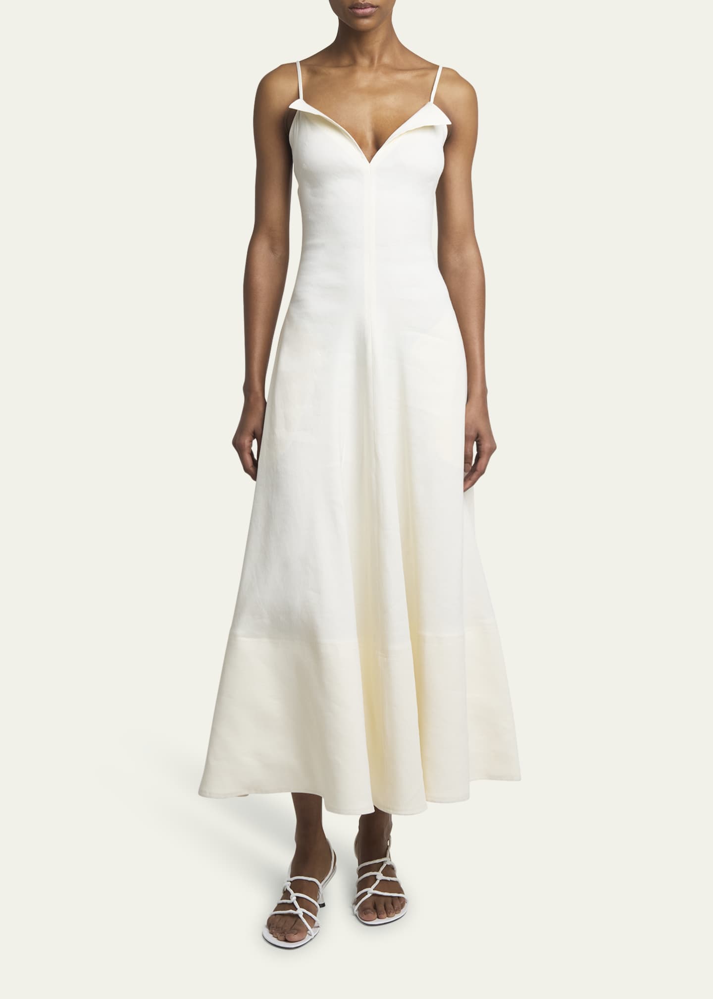 Proenza Schouler Ruby Eco Stretch Linen-Blend Dress Image 2 of 5