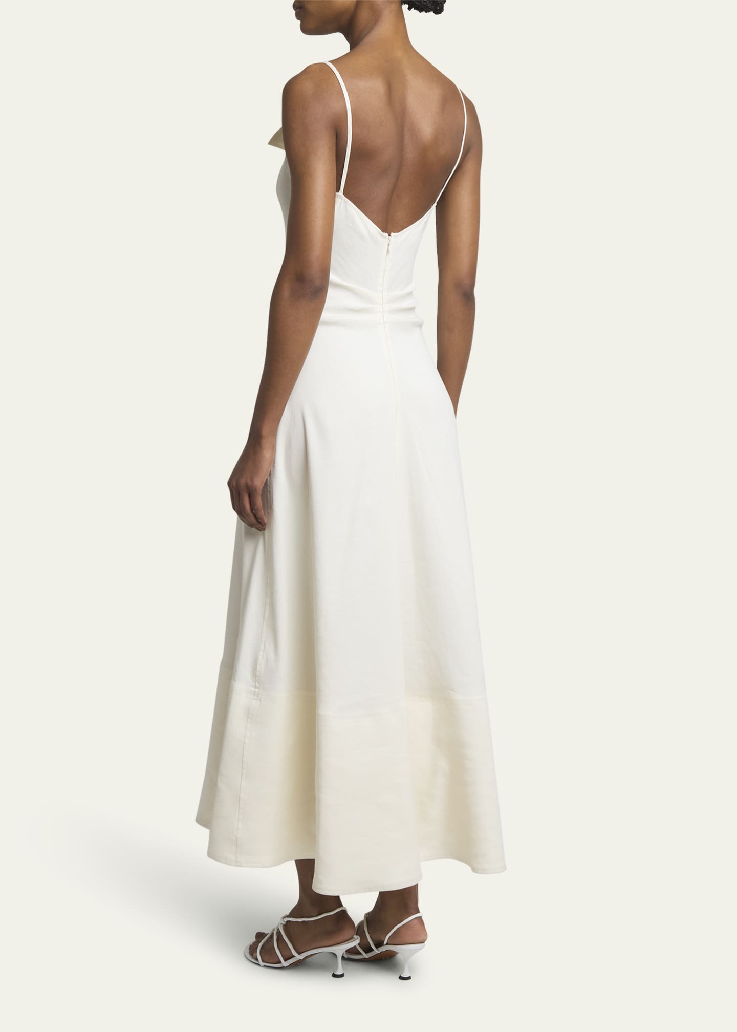 Proenza Schouler Ruby Eco Stretch Linen-Blend Dress Image 3 of 5