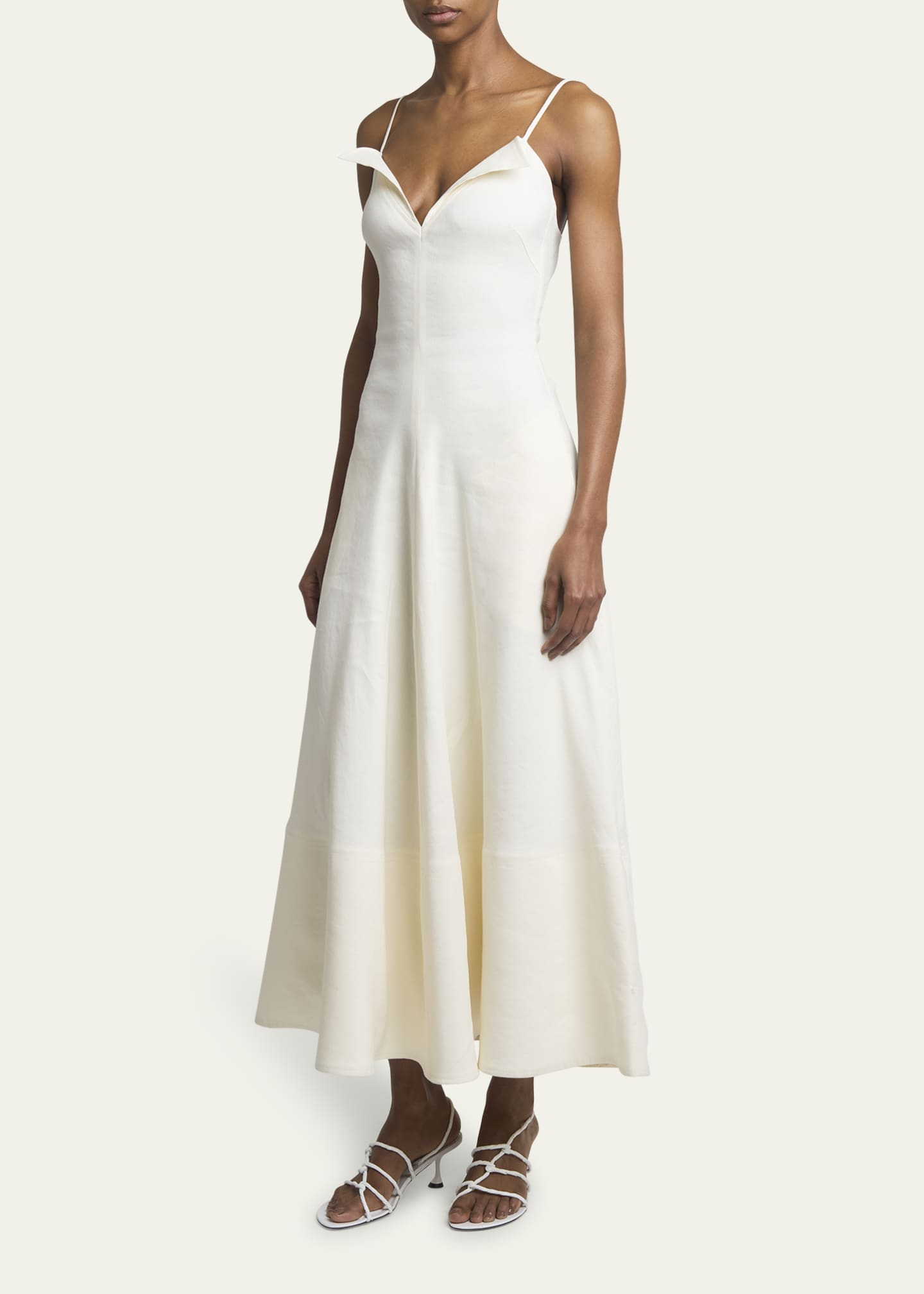 Proenza Schouler Ruby Eco Stretch Linen-Blend Dress Image 4 of 5
