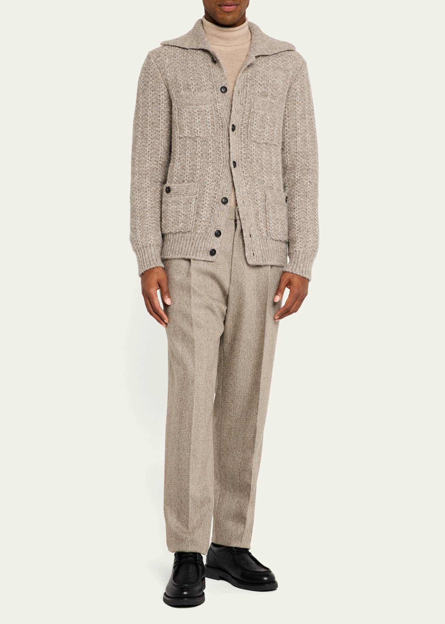 Giorgio Armani Men's 4-Pocket Cardigan Jacket Image 2 of 5