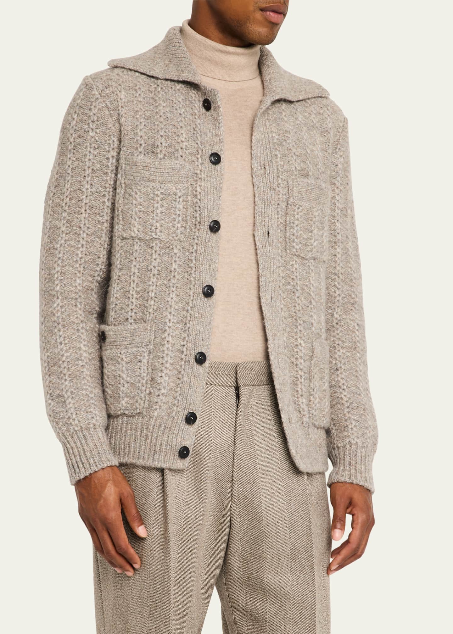 Giorgio Armani Men's 4-Pocket Cardigan Jacket Image 4 of 5