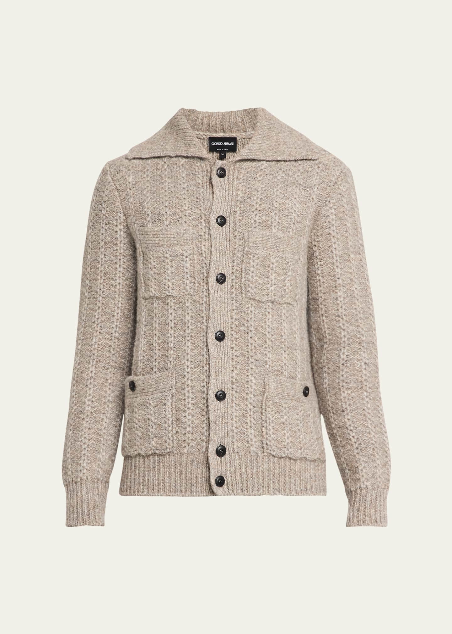 Giorgio Armani Men's 4-Pocket Cardigan Jacket Image 1 of 5