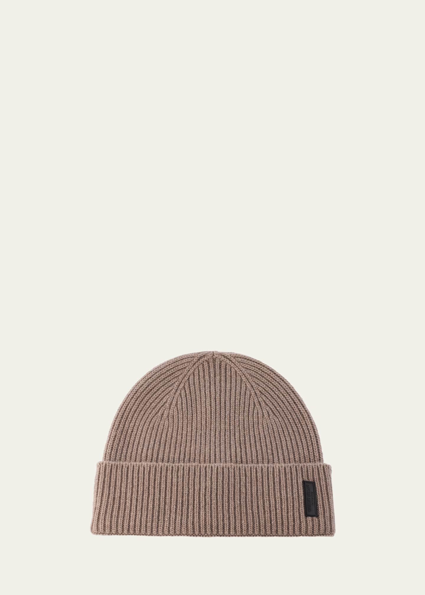 Giorgio Armani Men's Ribbed Wool Beanie