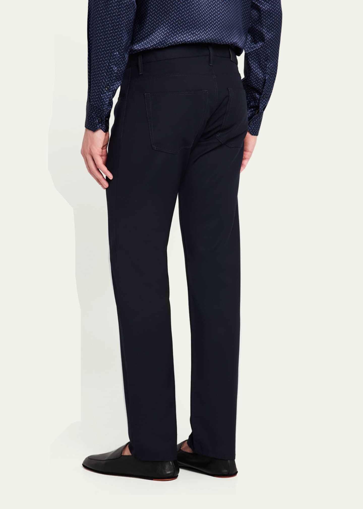 Giorgio Armani Men's Wool 5-Pocket Pants Image 3 of 5