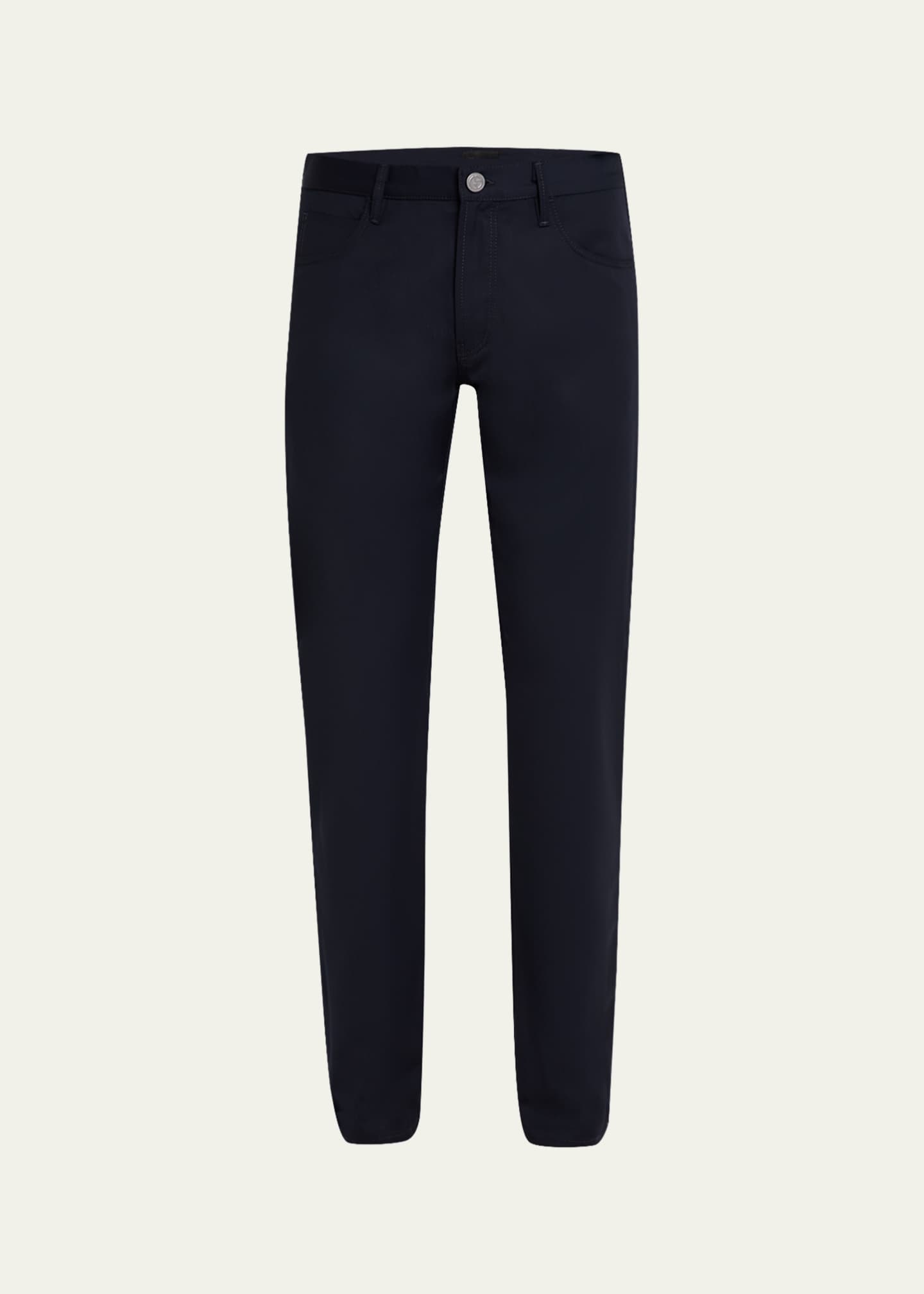 Giorgio Armani Men's Wool 5-Pocket Pants Image 1 of 5