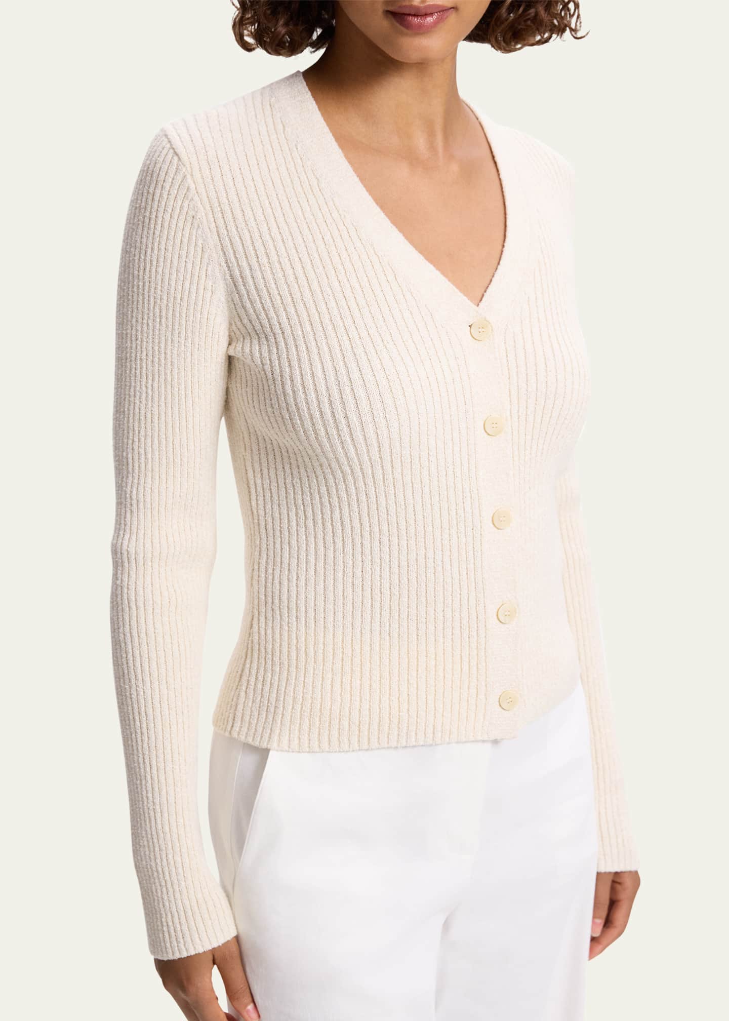 Fitted v neck cardigan shop