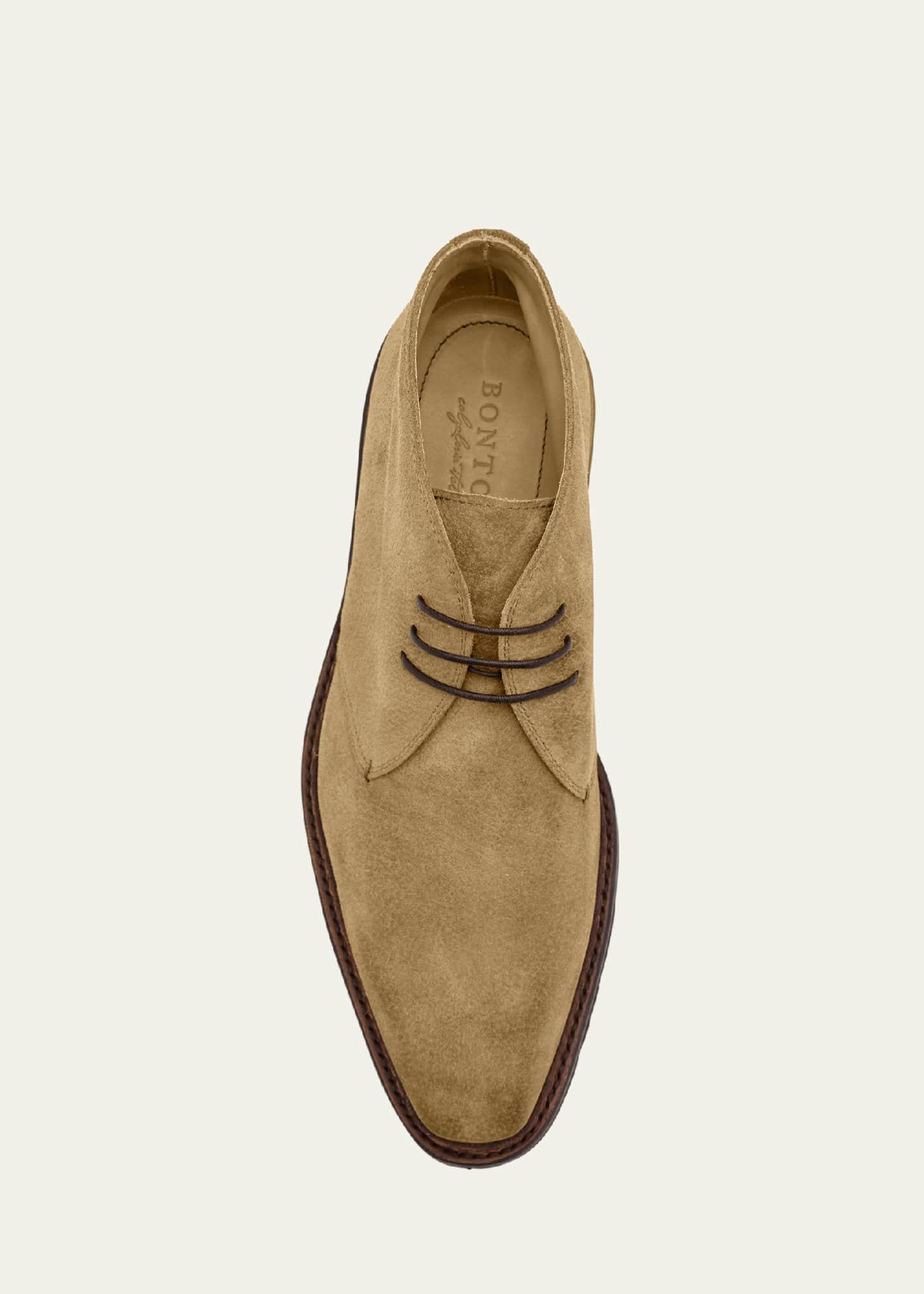 Bontoni Men's Desert Norwegian Grained Suede Chukka Boots Image 6 of 6